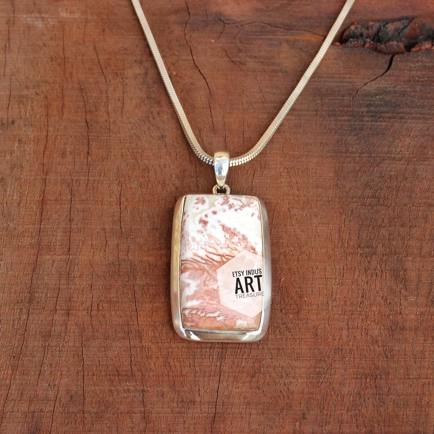 Rosetta Jasper Statement Pendant
