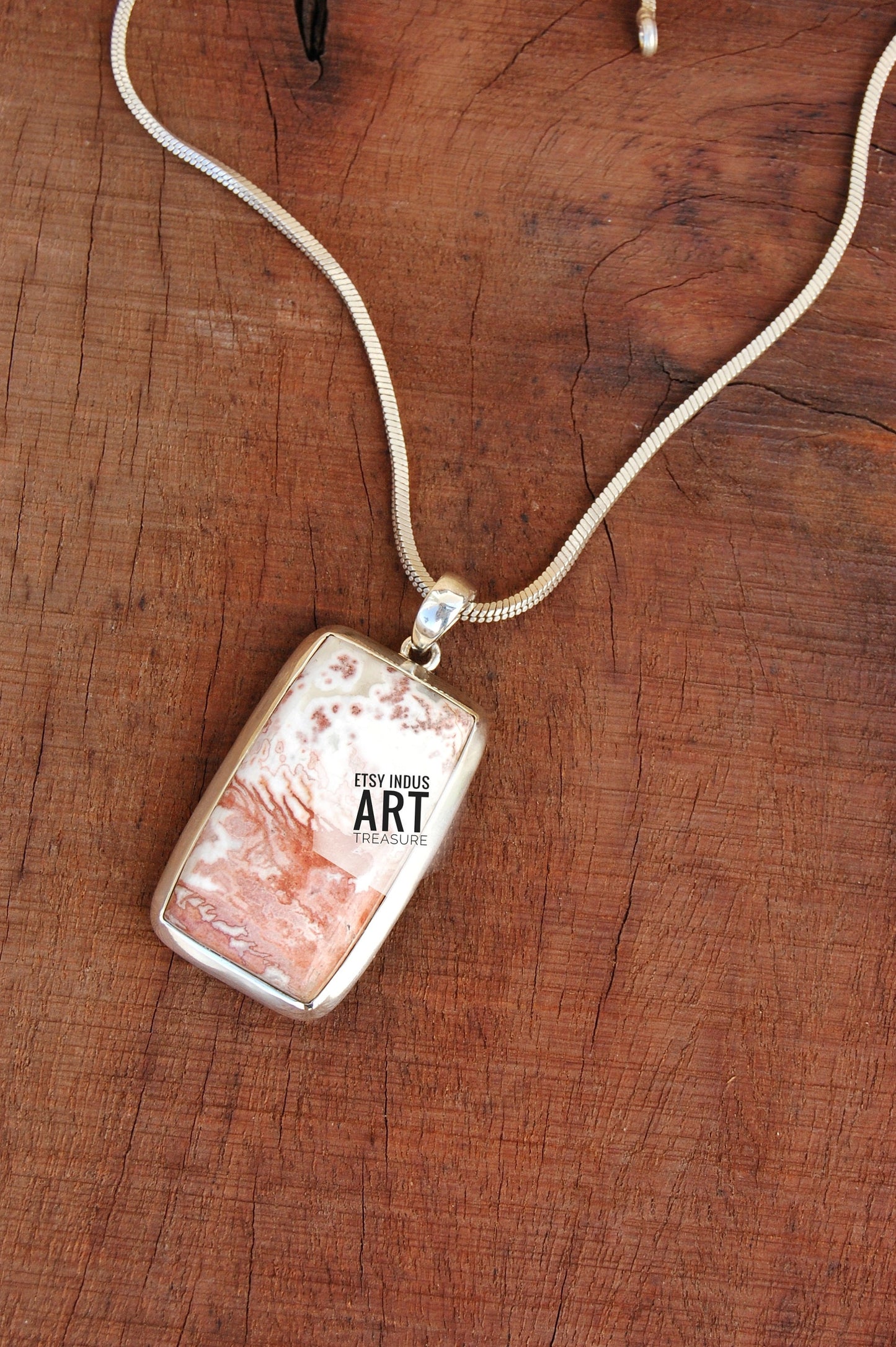 Rosetta Jasper Statement Pendant