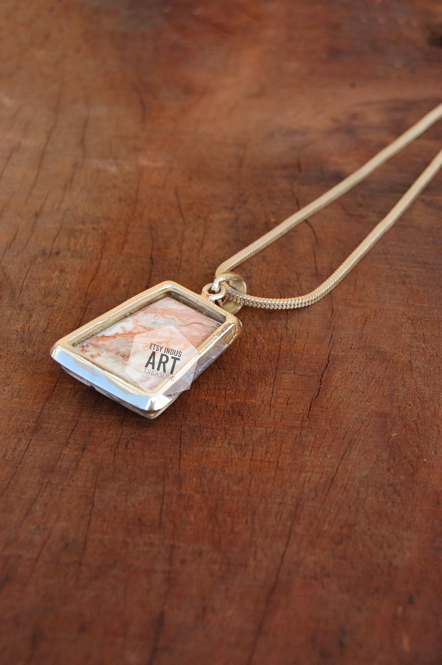 Rosetta Jasper Statement Pendant