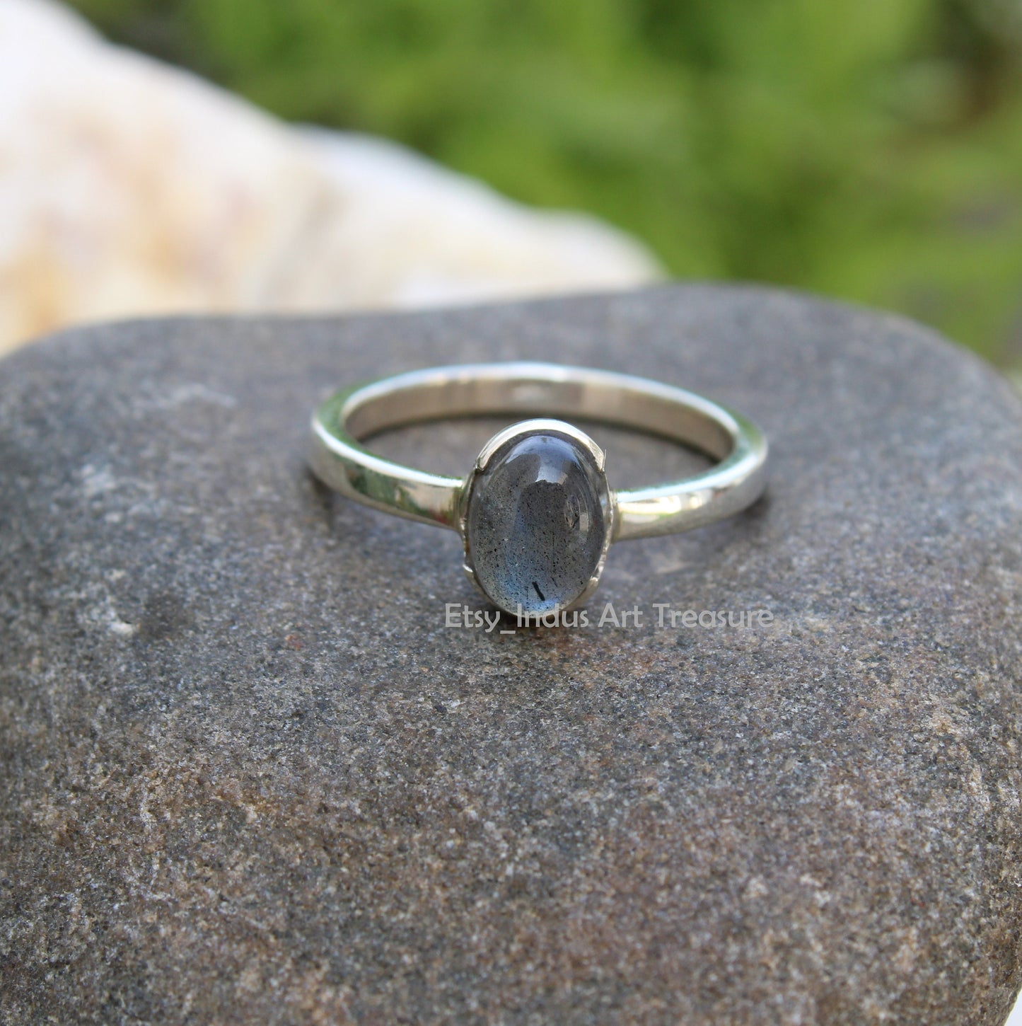 Blue Labradorite Ring