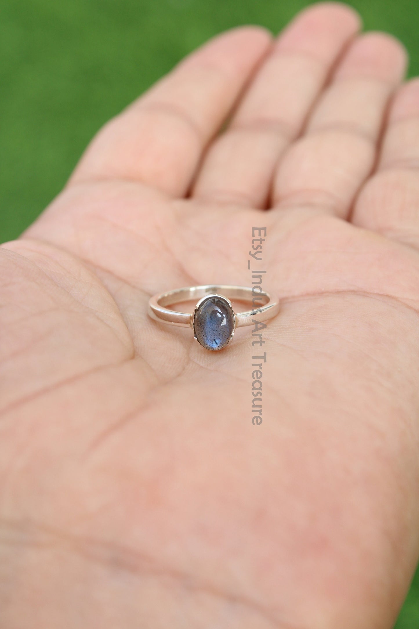 Blue Labradorite Ring
