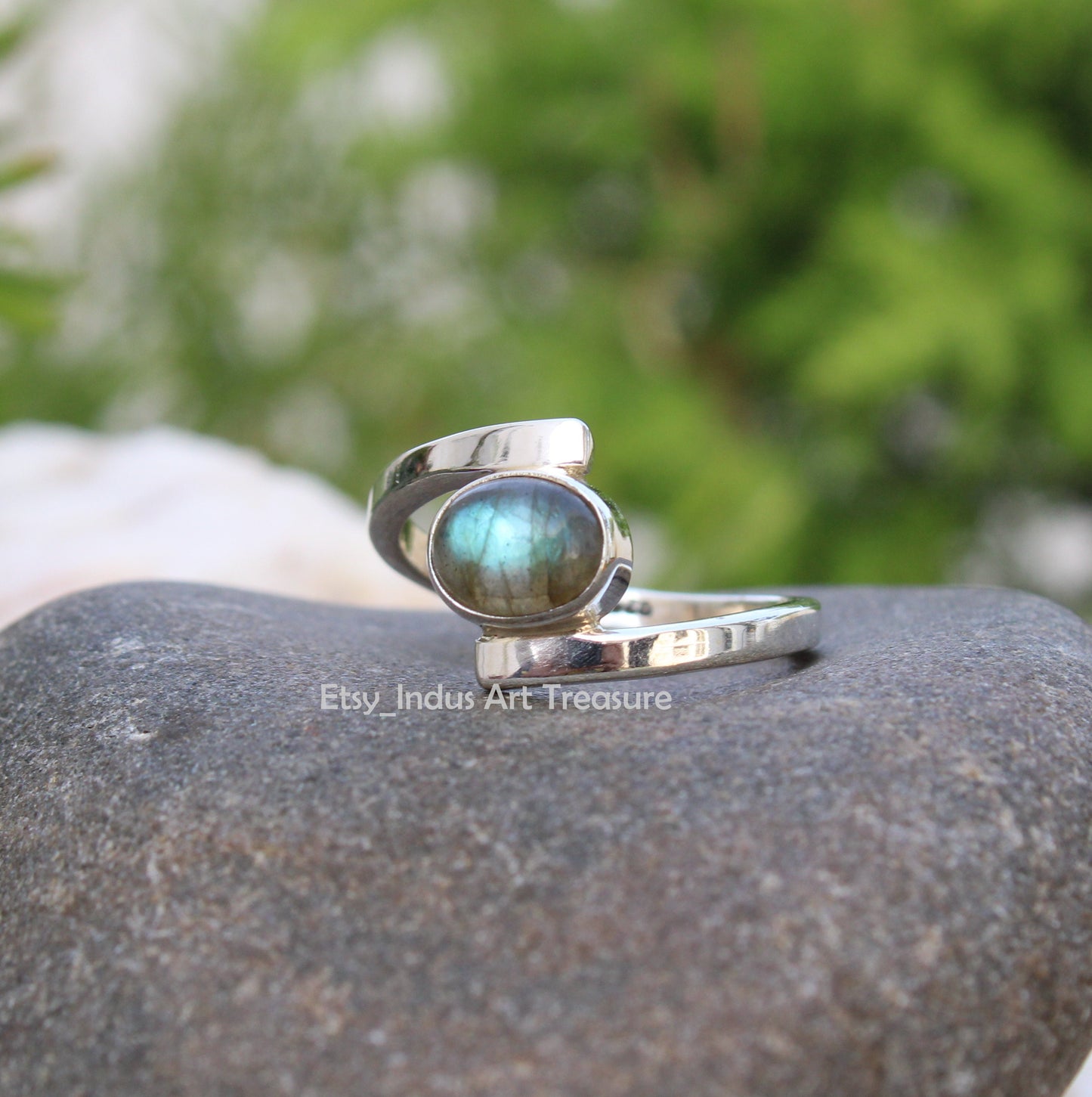 Blue Labradorite Ring