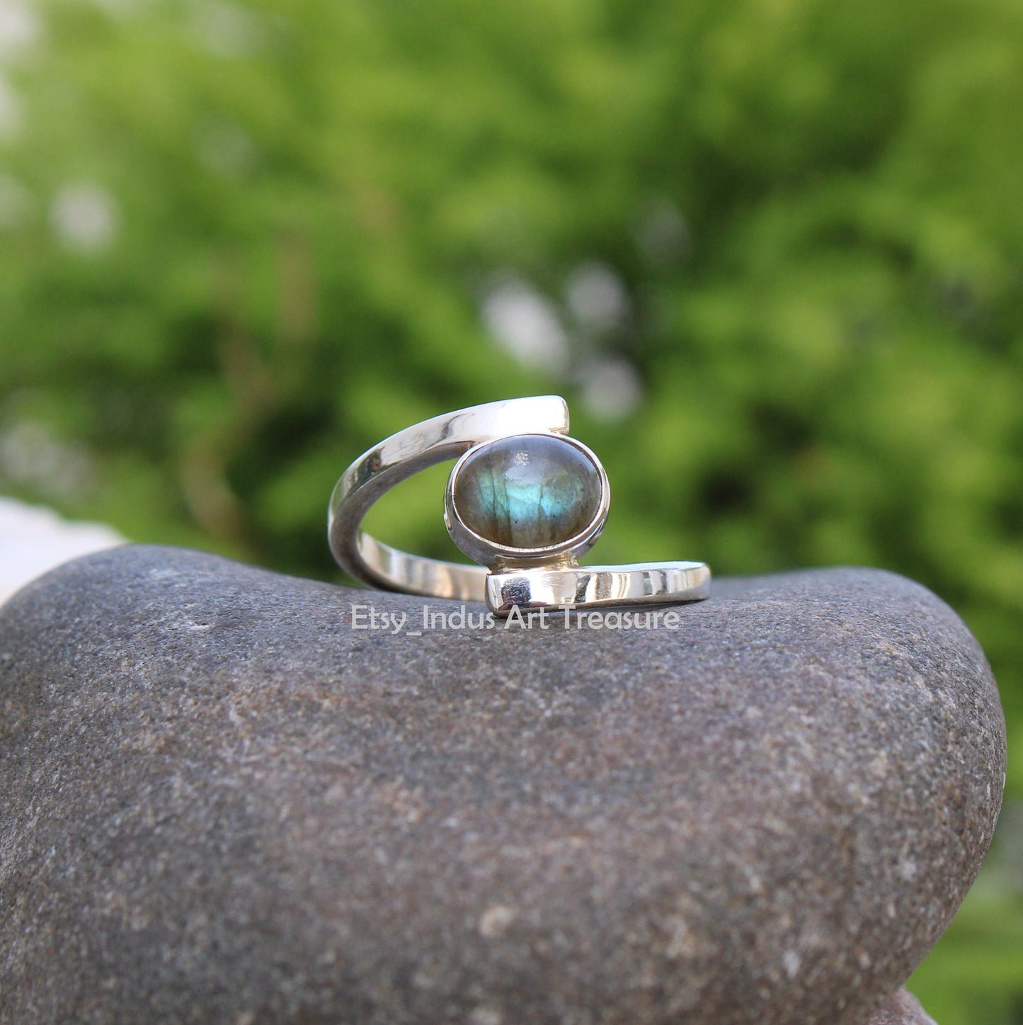 Blue Labradorite Ring