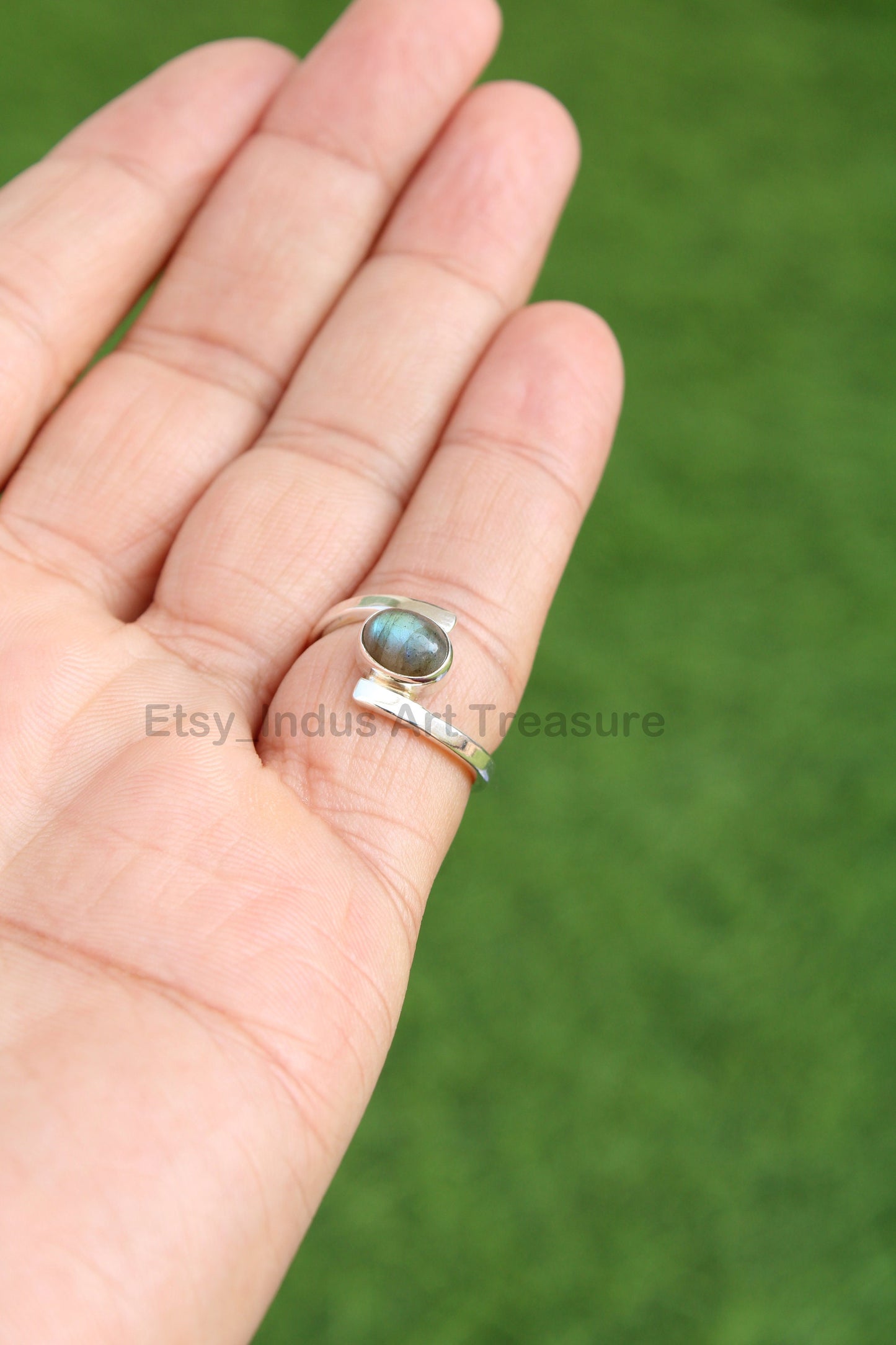 Blue Labradorite Ring