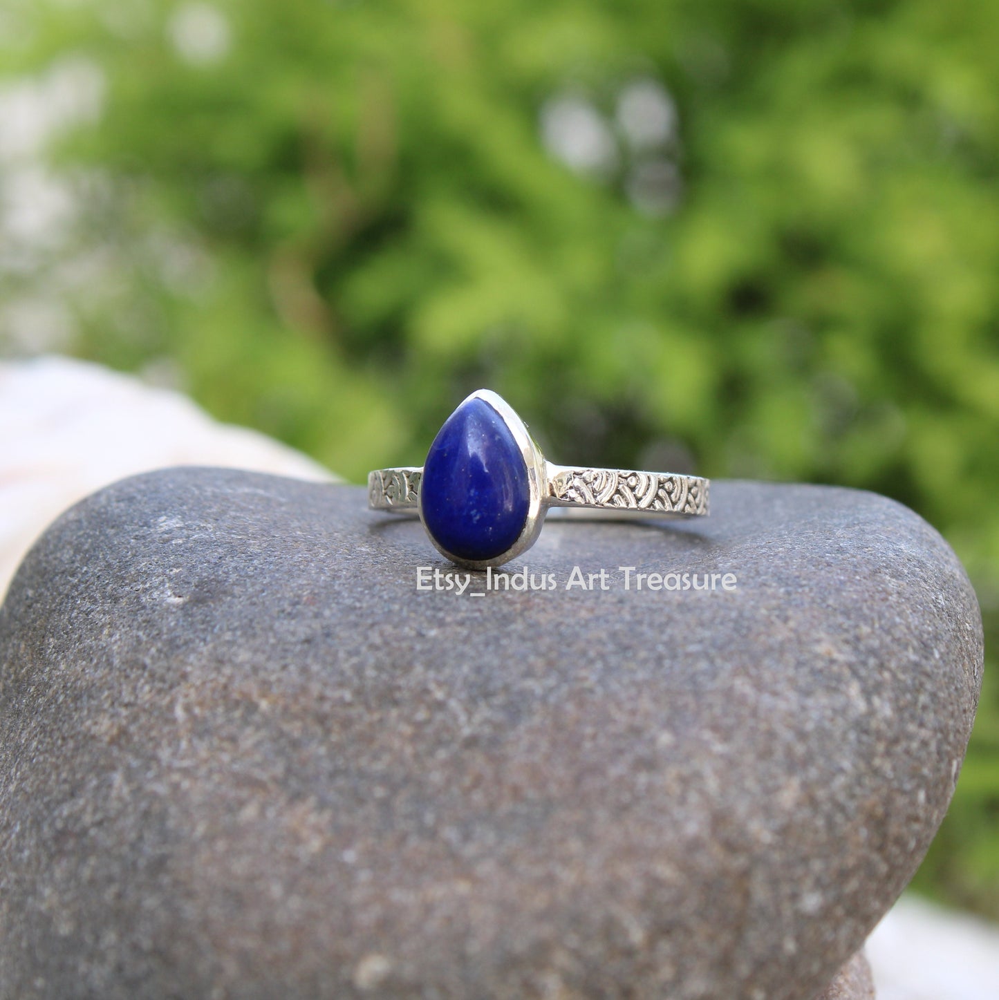 Lapis Lazuli Boho Ring