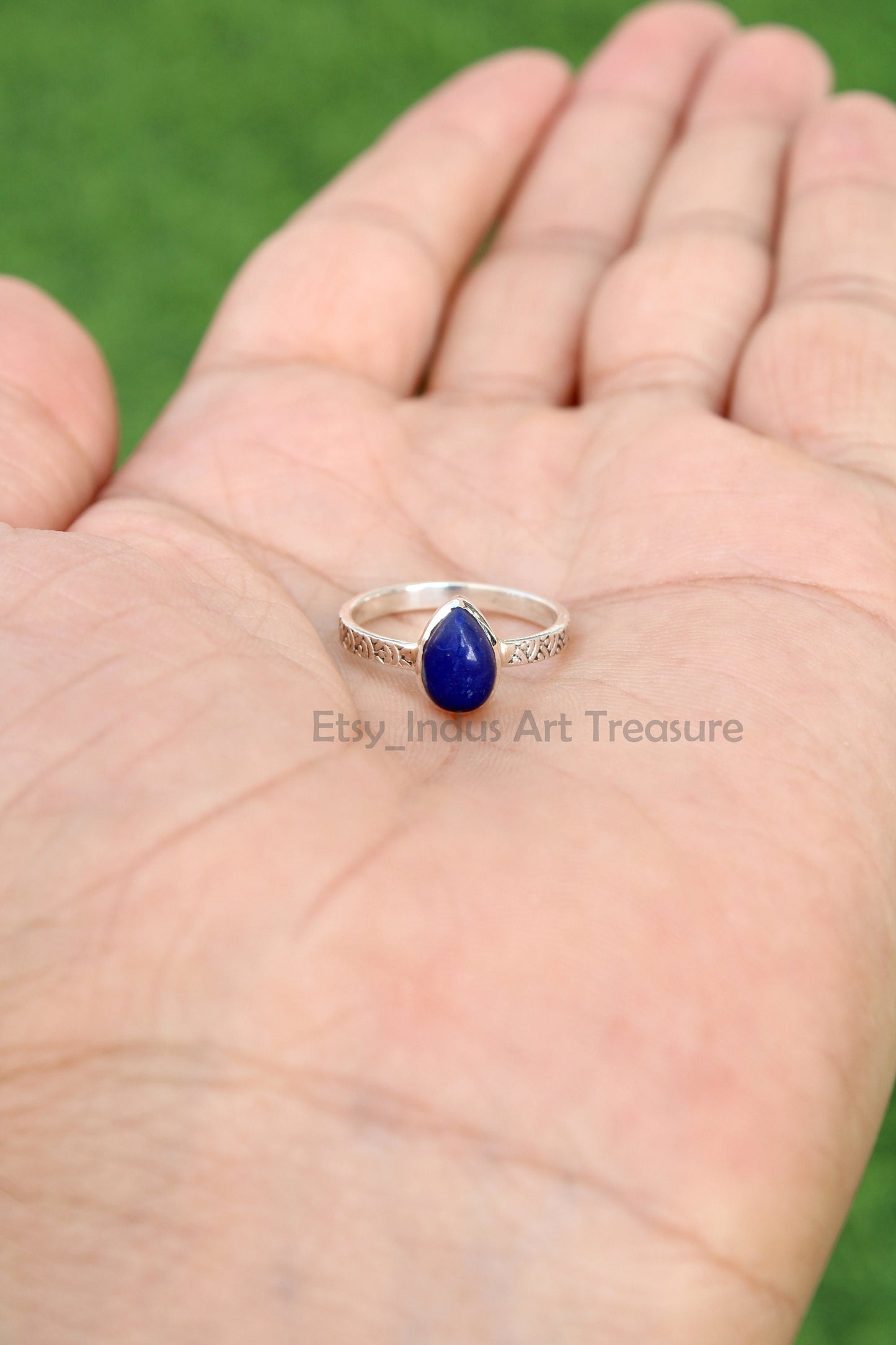 Lapis Lazuli Boho Ring