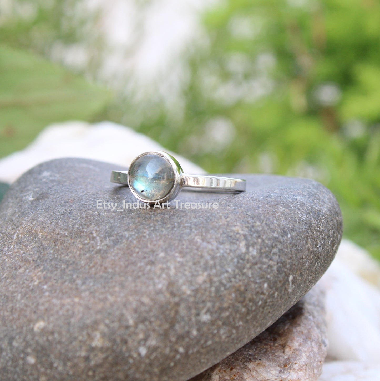 Labradorite Stacking Ring Set