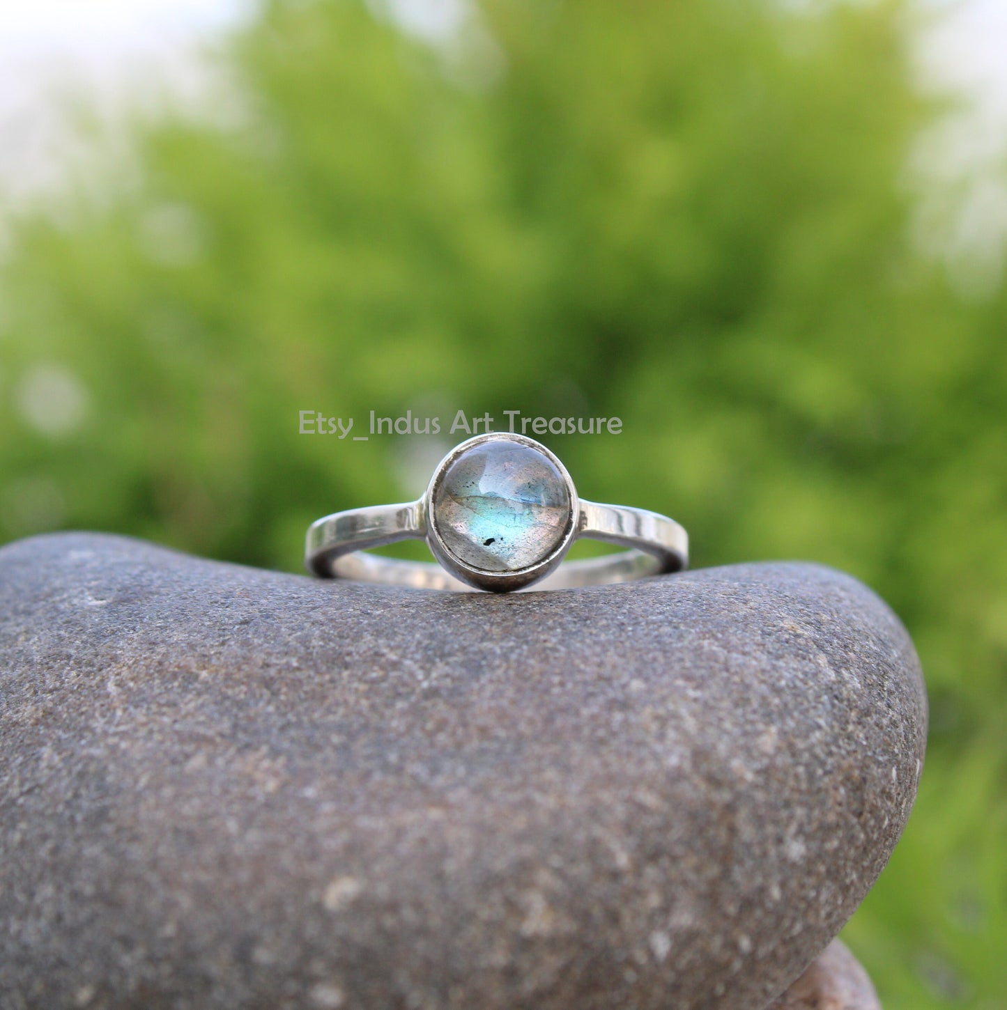 Labradorite Stacking Ring Set