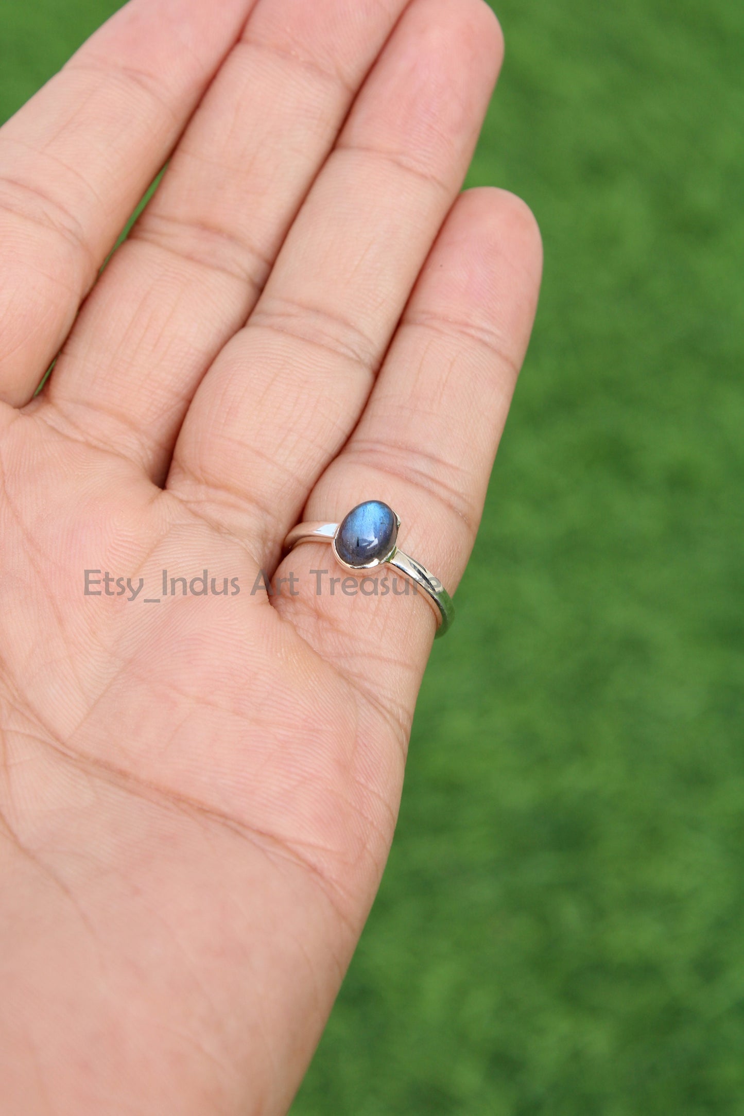 Labradorite Stacking Ring Set