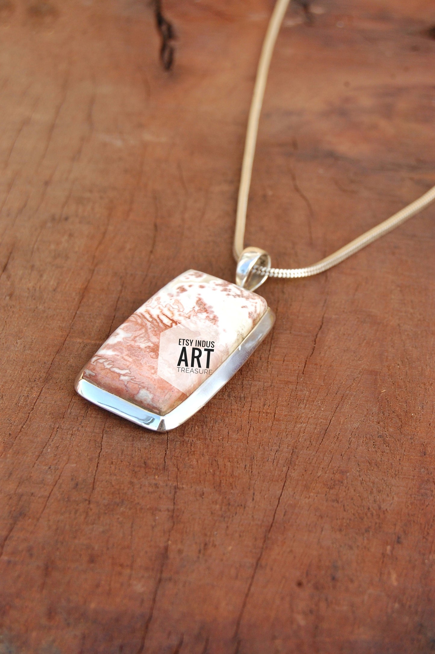Rosetta Jasper Statement Pendant