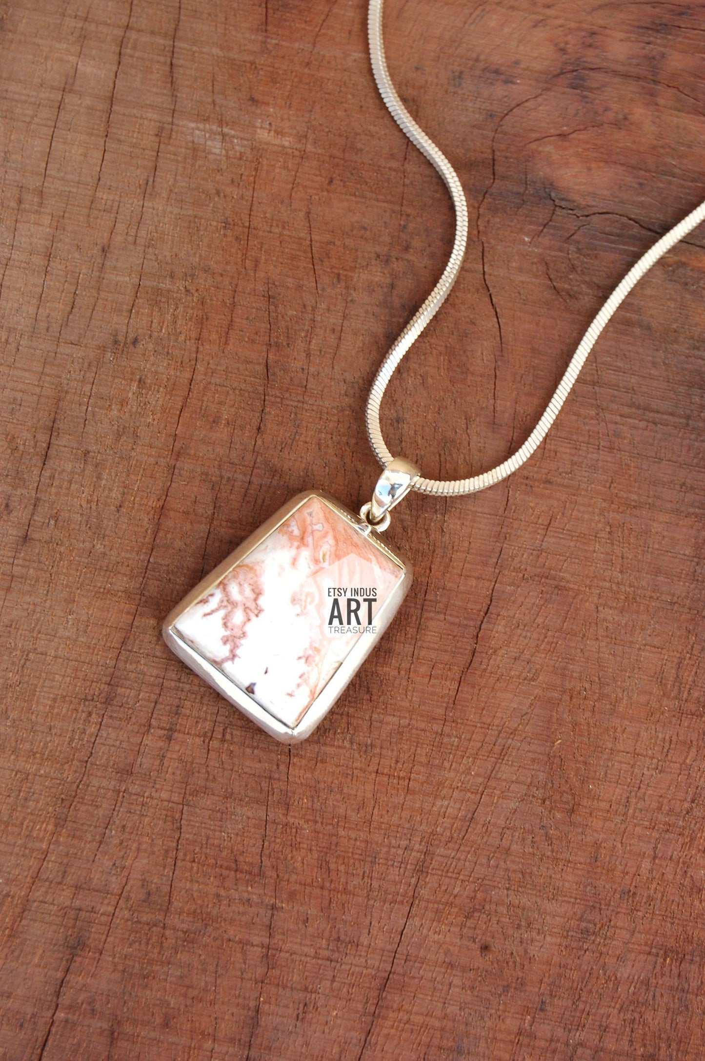Rosetta Jasper Statement Pendant