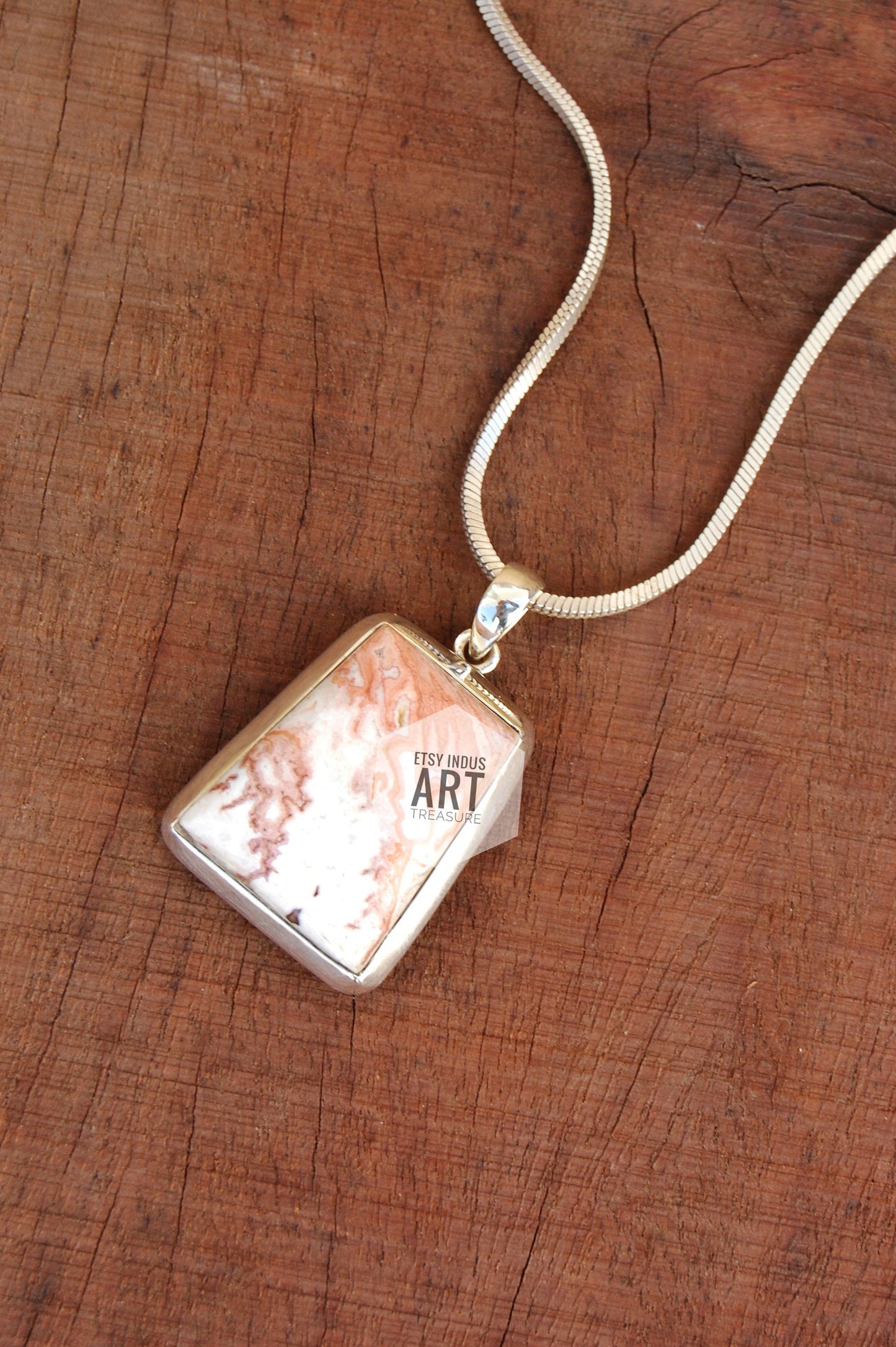 Rosetta Jasper Statement Pendant