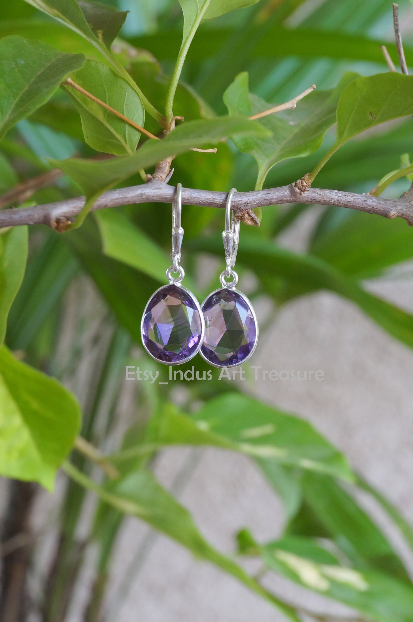 Amethyst Drop Earrings