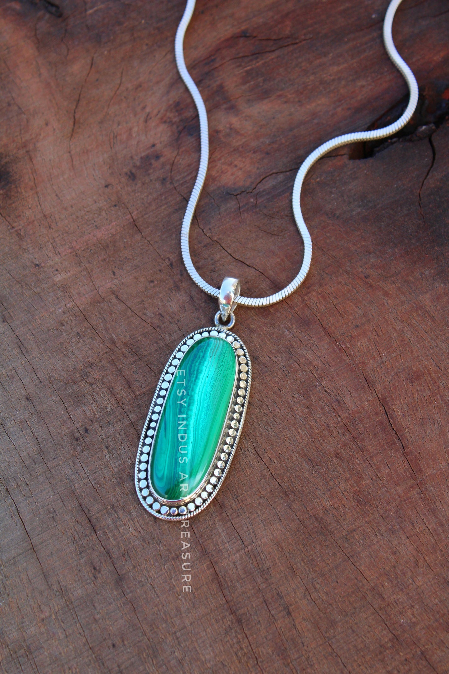 Malachite Statement Pendant