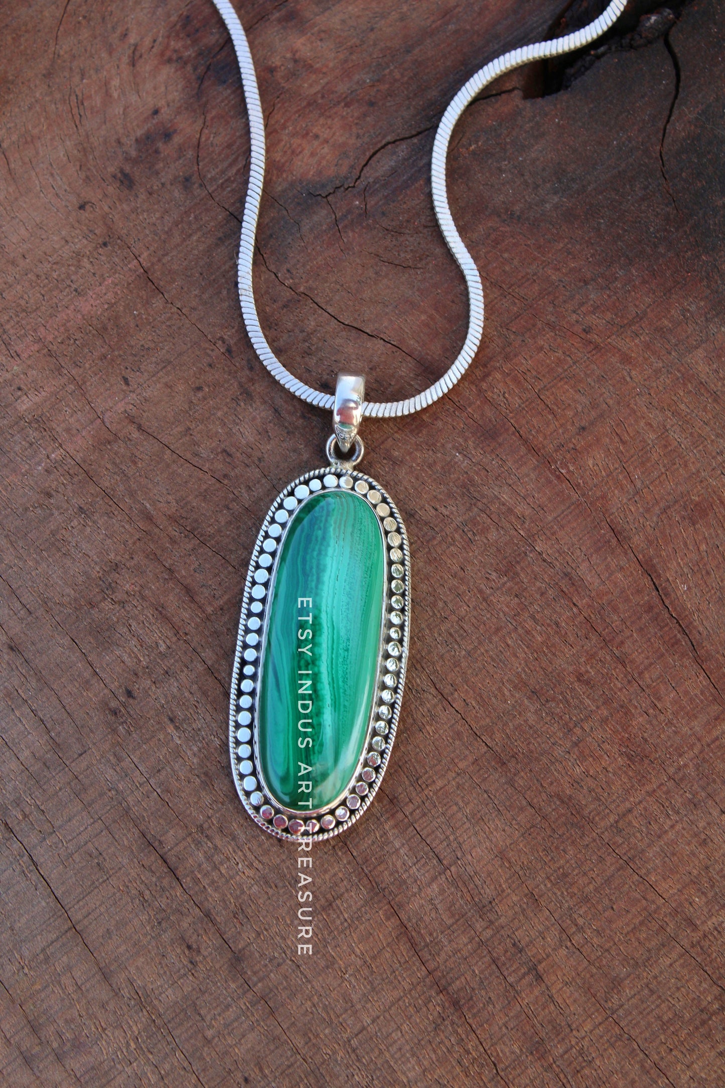 Malachite Statement Pendant