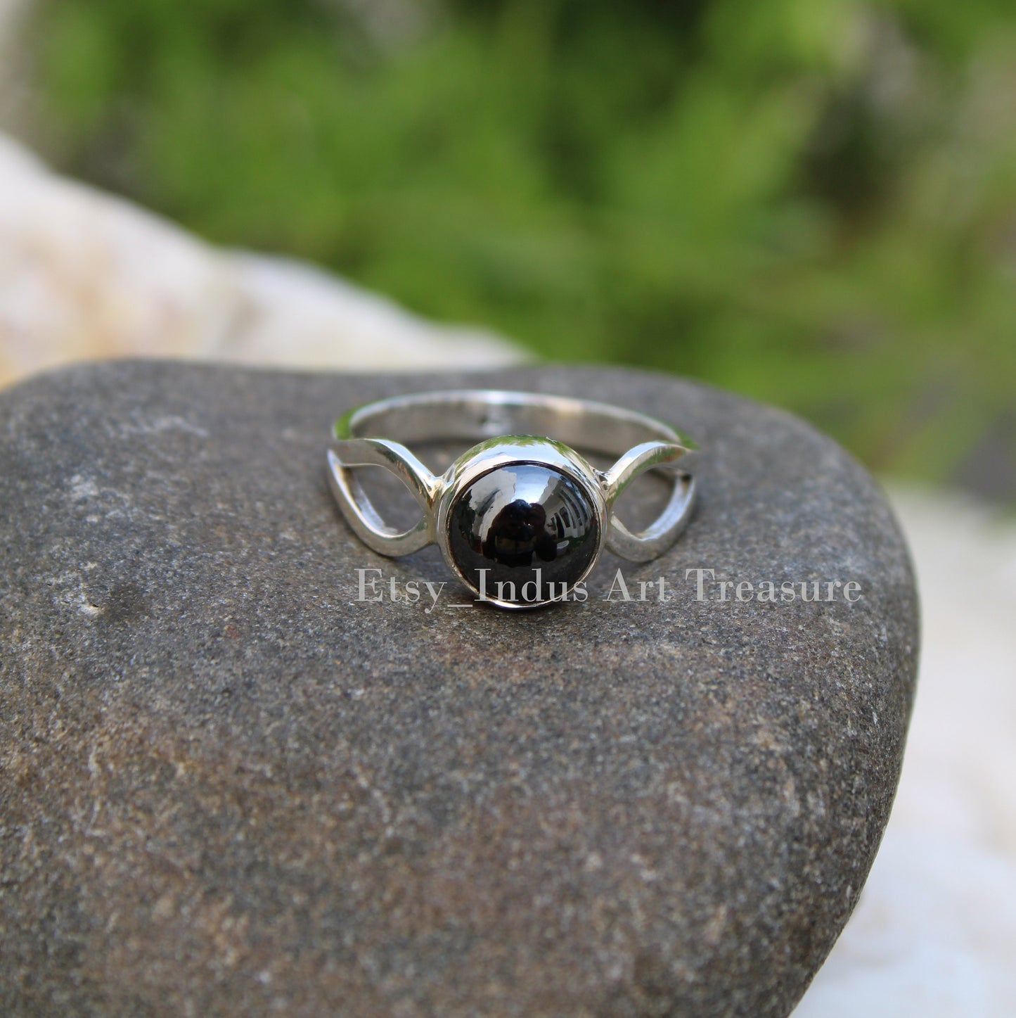 Hematite Ring for Her