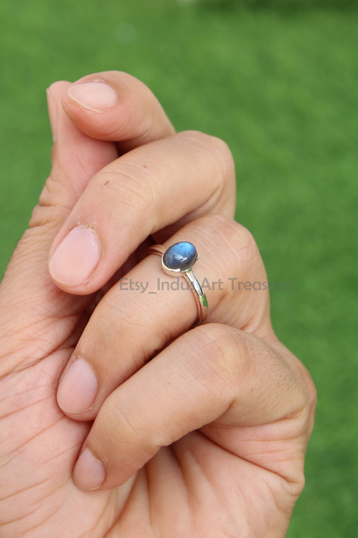Blue Labradorite Ring