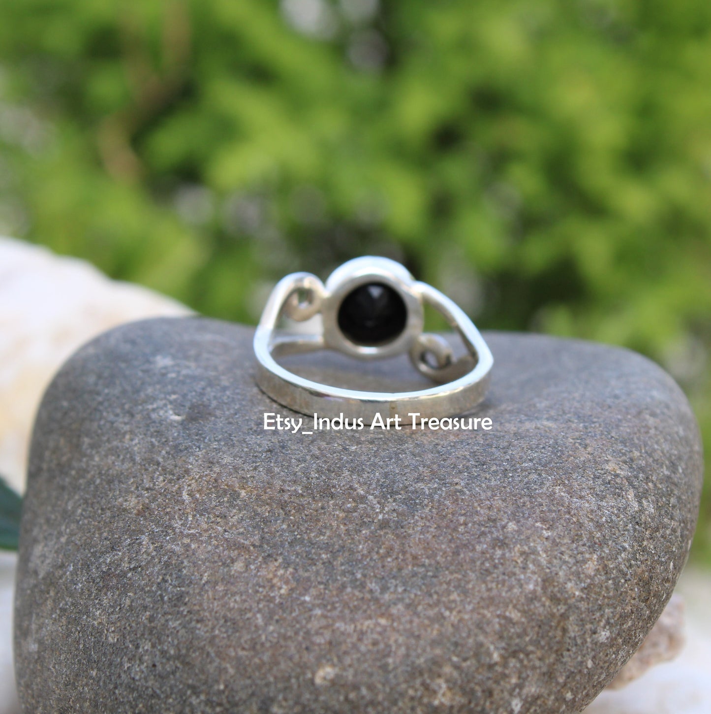 Black Onyx Boho Ring