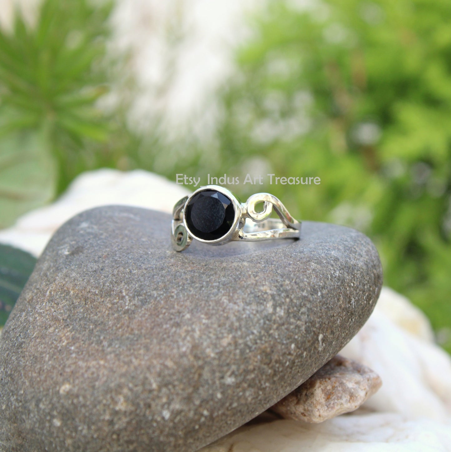 Black Onyx Boho Ring