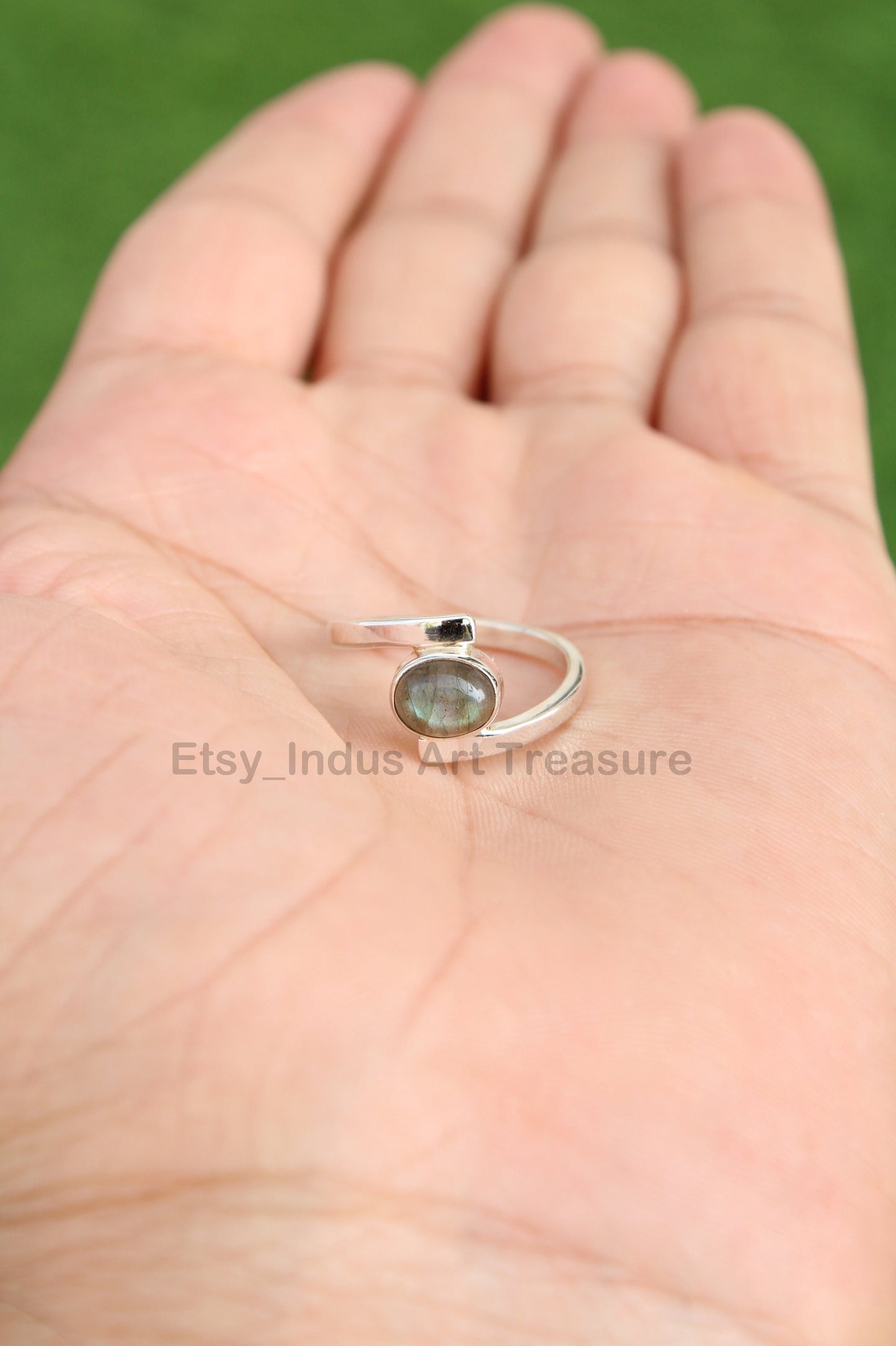 Blue Labradorite Ring