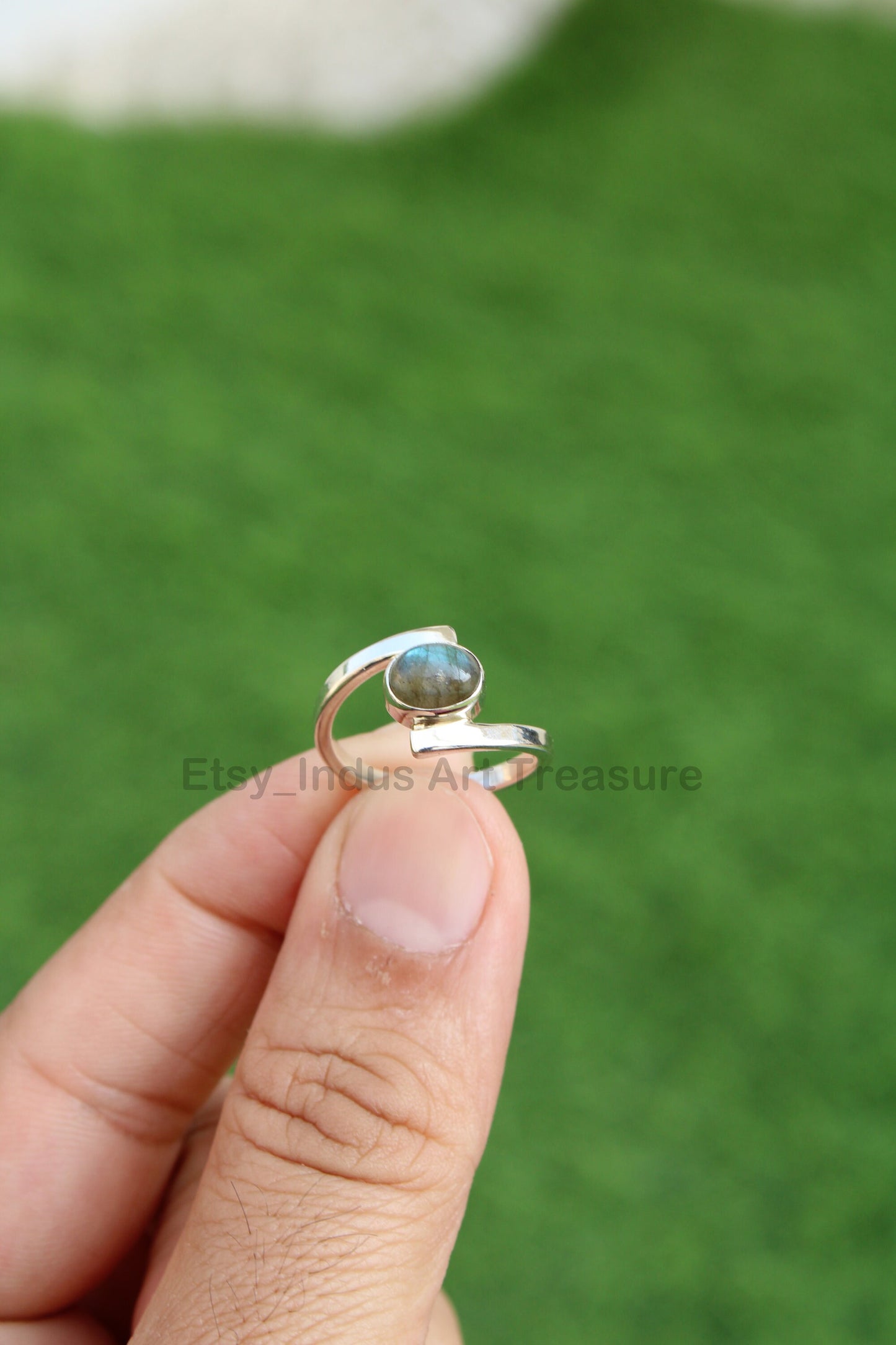 Blue Labradorite Ring