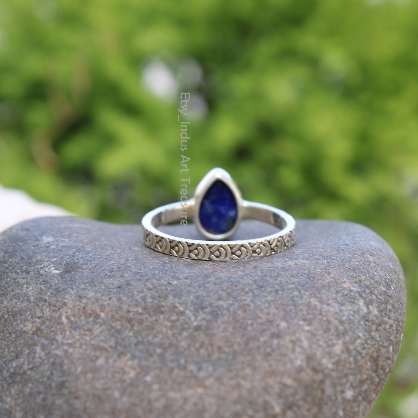 Lapis Lazuli Boho Ring