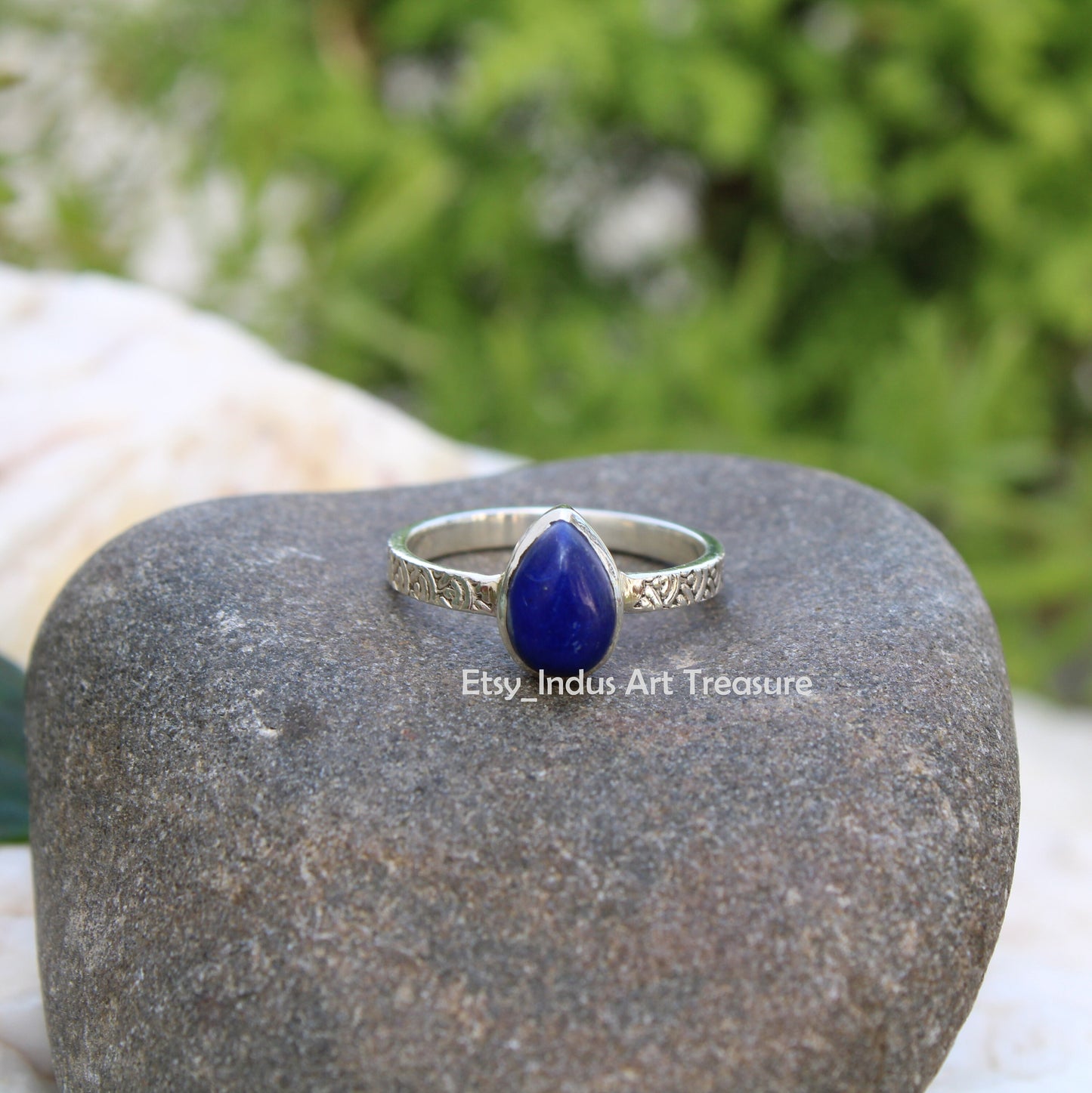 Lapis Lazuli Boho Ring