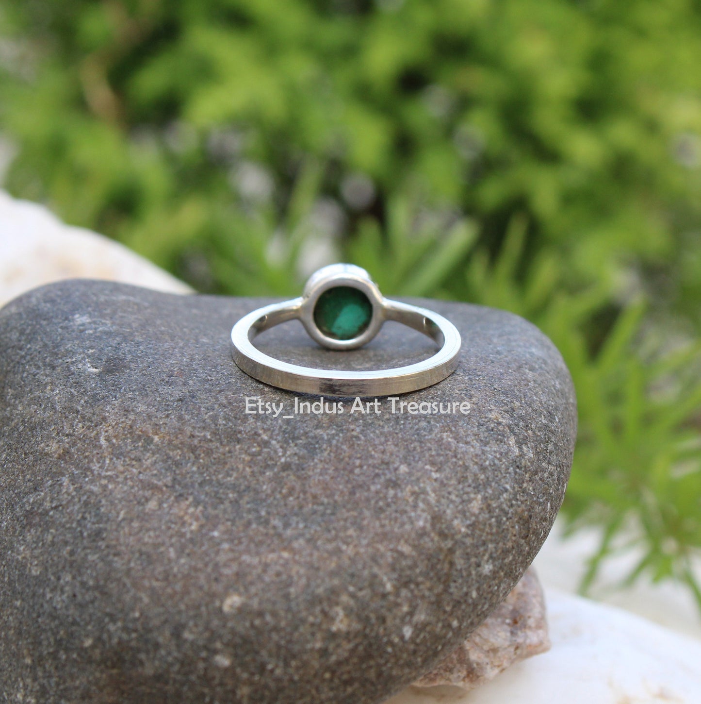 Malachite Stacking Ring Set