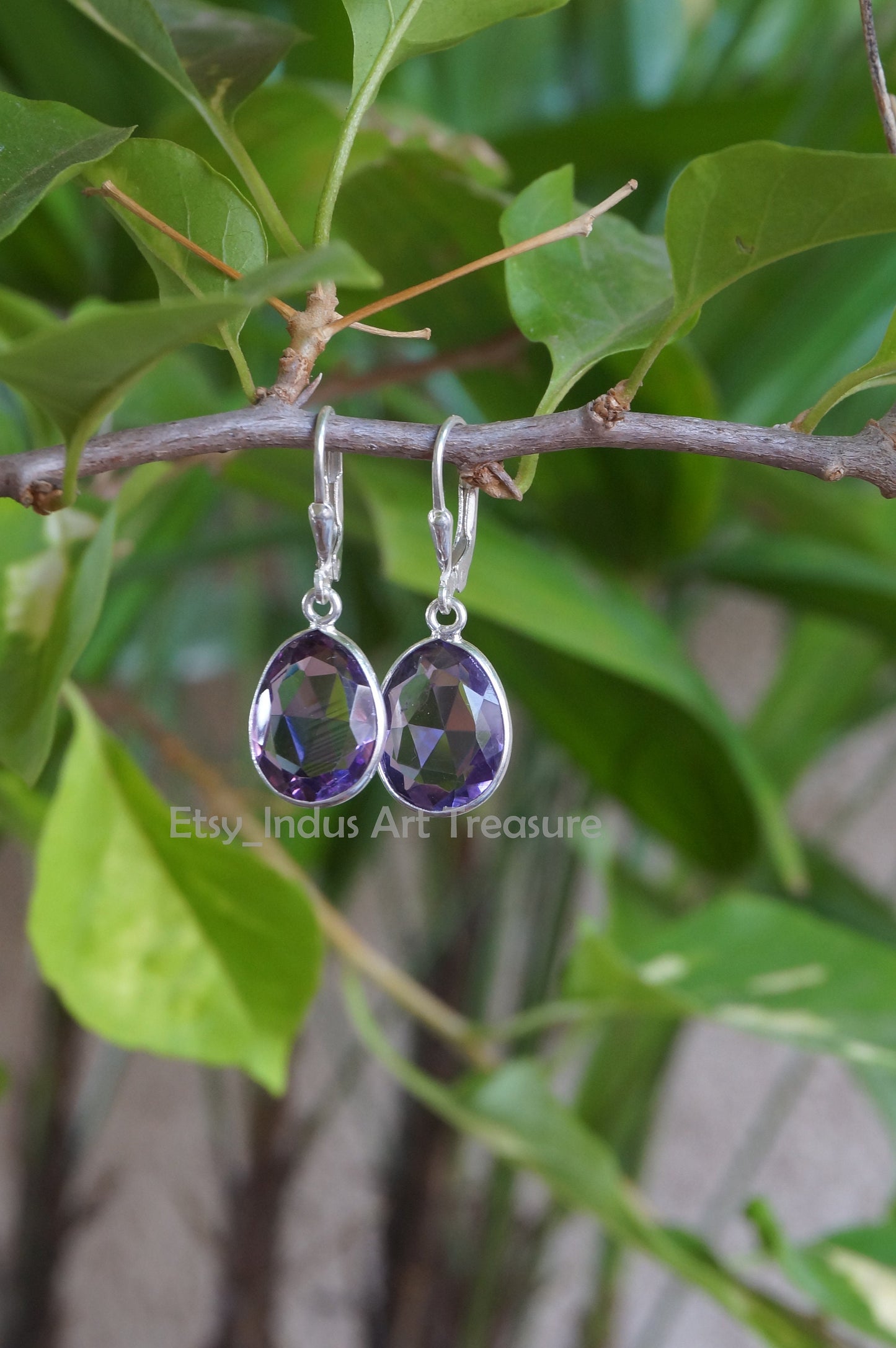 Amethyst Drop Earrings