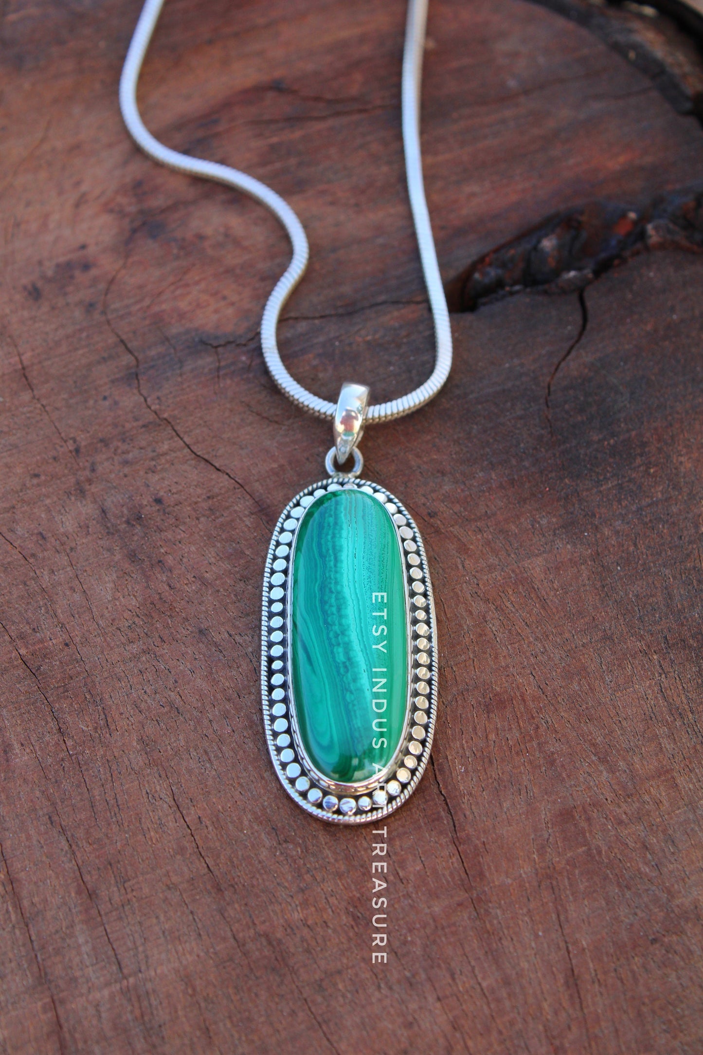 Malachite Statement Pendant