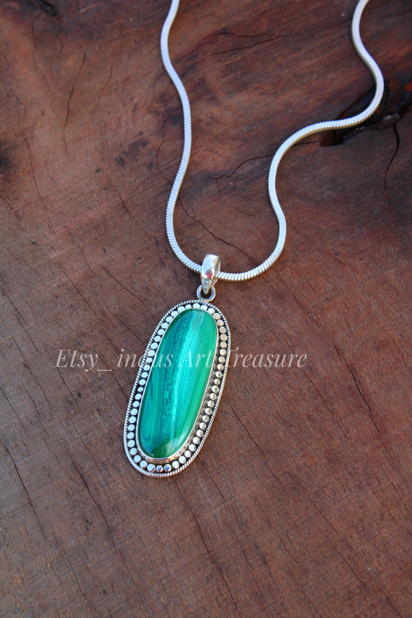 Malachite Statement Pendant