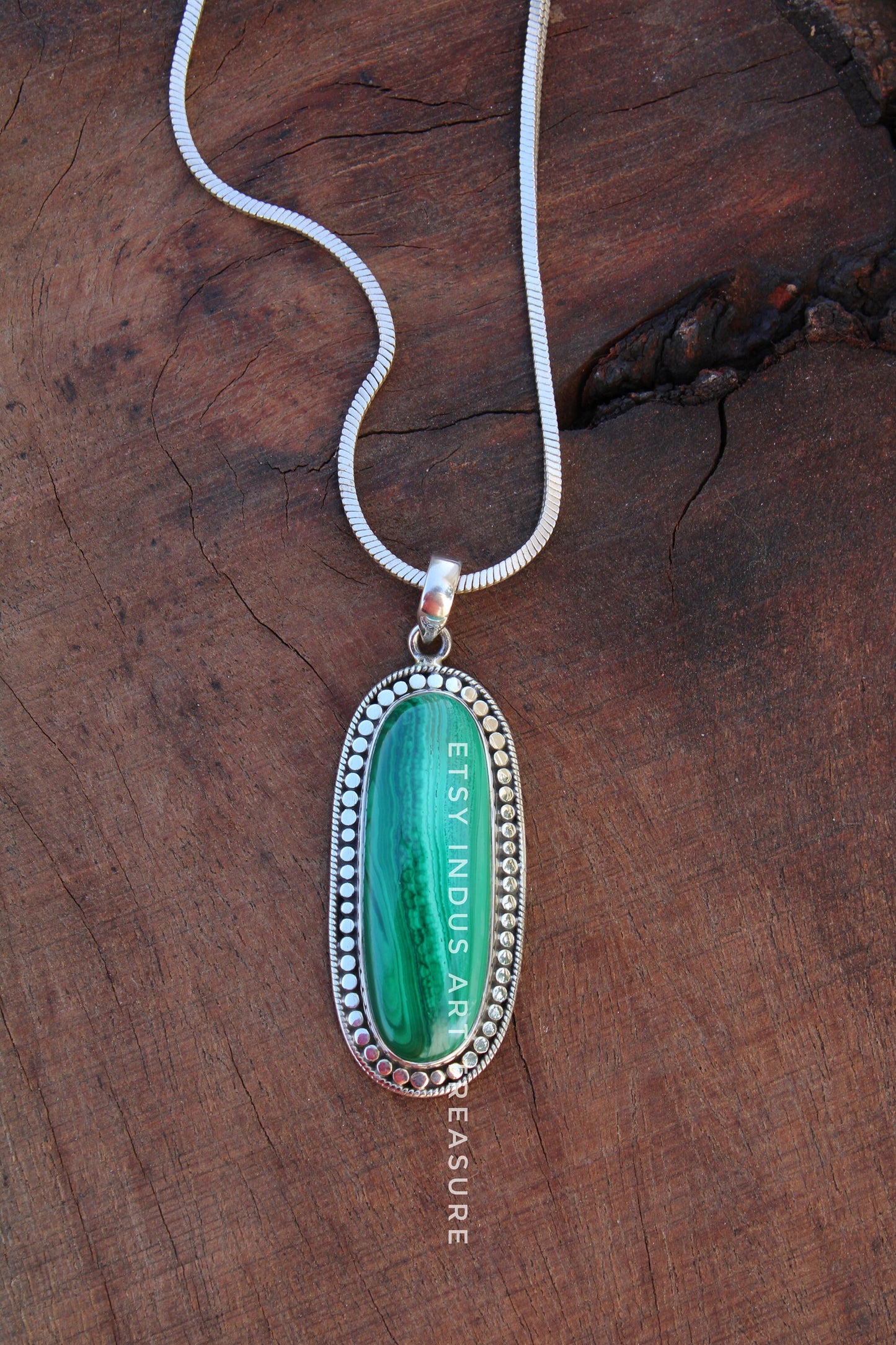 Malachite Statement Pendant