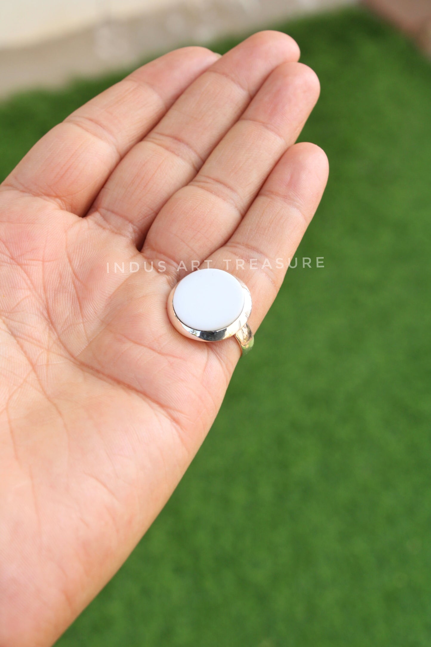 White Quartz Ring