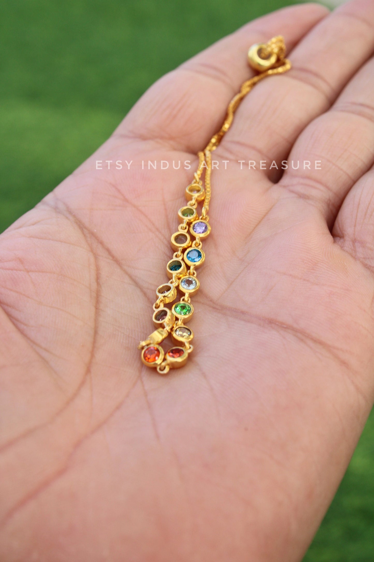 14K Gold Birthstone Bracelets, Personalized Gifts, Multi Birthstone Bracelets, Gemstone Chain Bracelet, Anniversary Gifts, Wedding Jewelry