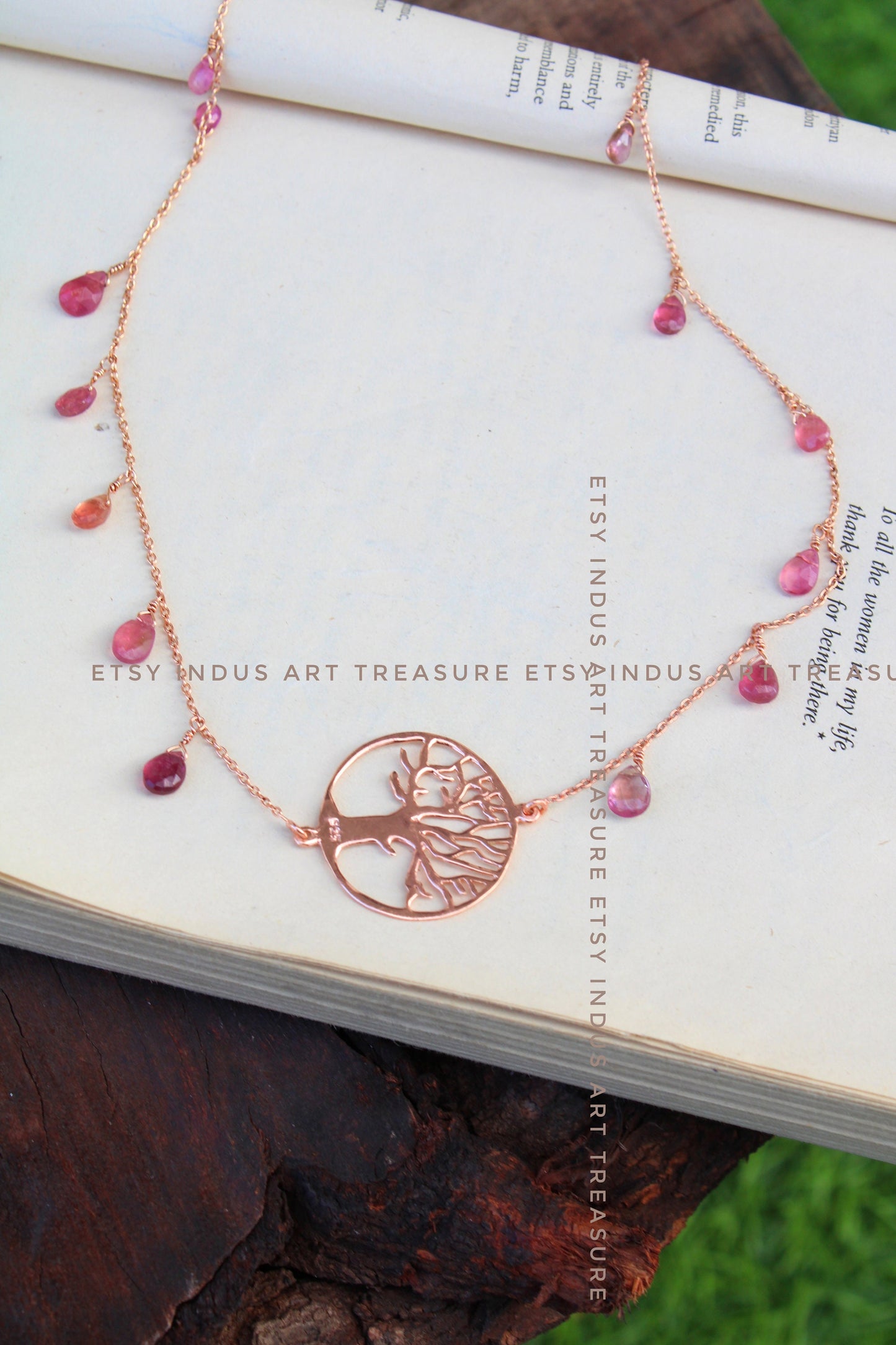 Butterfly Rose Gold Necklace