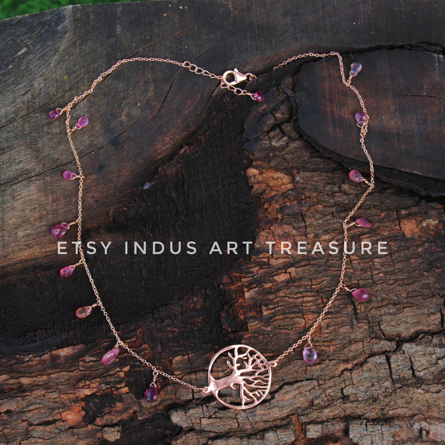 Butterfly Rose Gold Necklace
