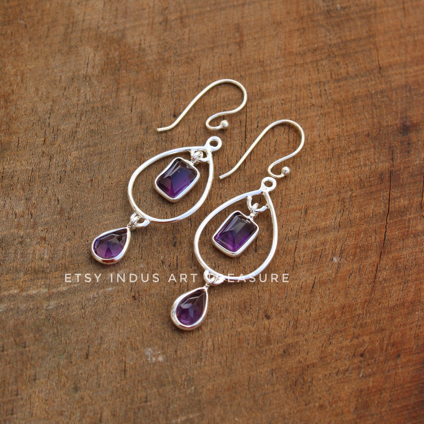 Amethyst Dangling Earrings