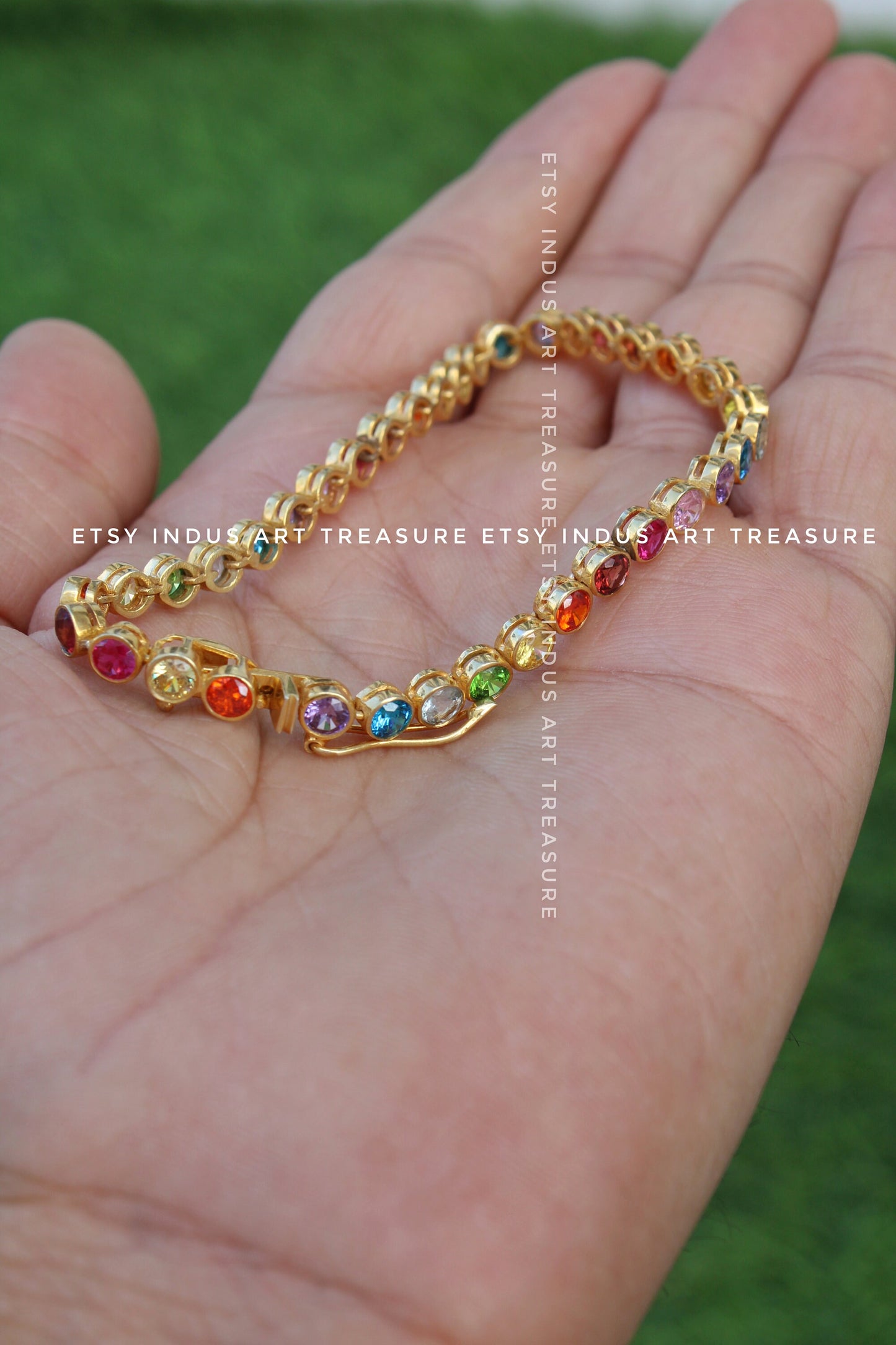 14K Gold Birthstone Bracelets, Personalized Gifts, Multi Birthstone Bracelets, Gemstone Chain Bracelet, Anniversary Gifts, Wedding Jewelry
