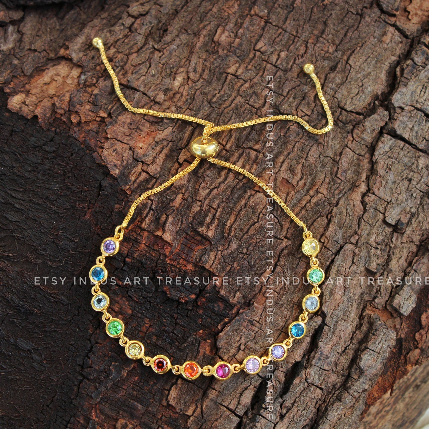 14K Gold Birthstone Bracelets, Personalized Gifts, Multi Birthstone Bracelets, Gemstone Chain Bracelet, Anniversary Gifts, Wedding Jewelry