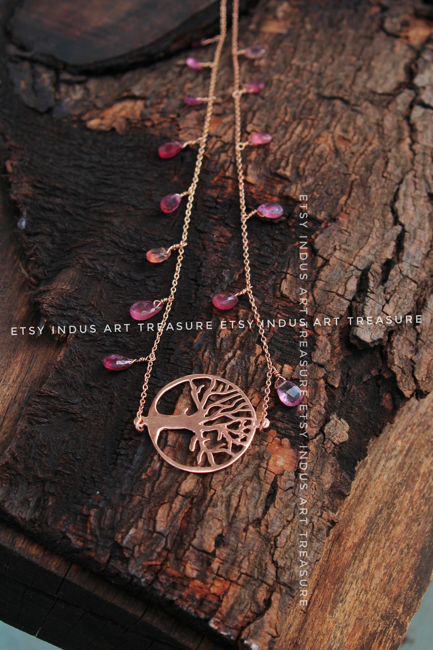 Butterfly Rose Gold Necklace
