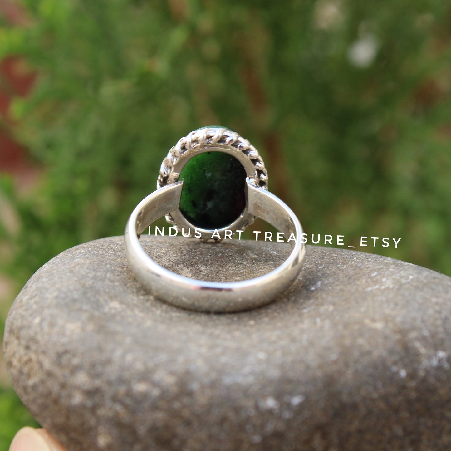 Ruby Zoisite Ring