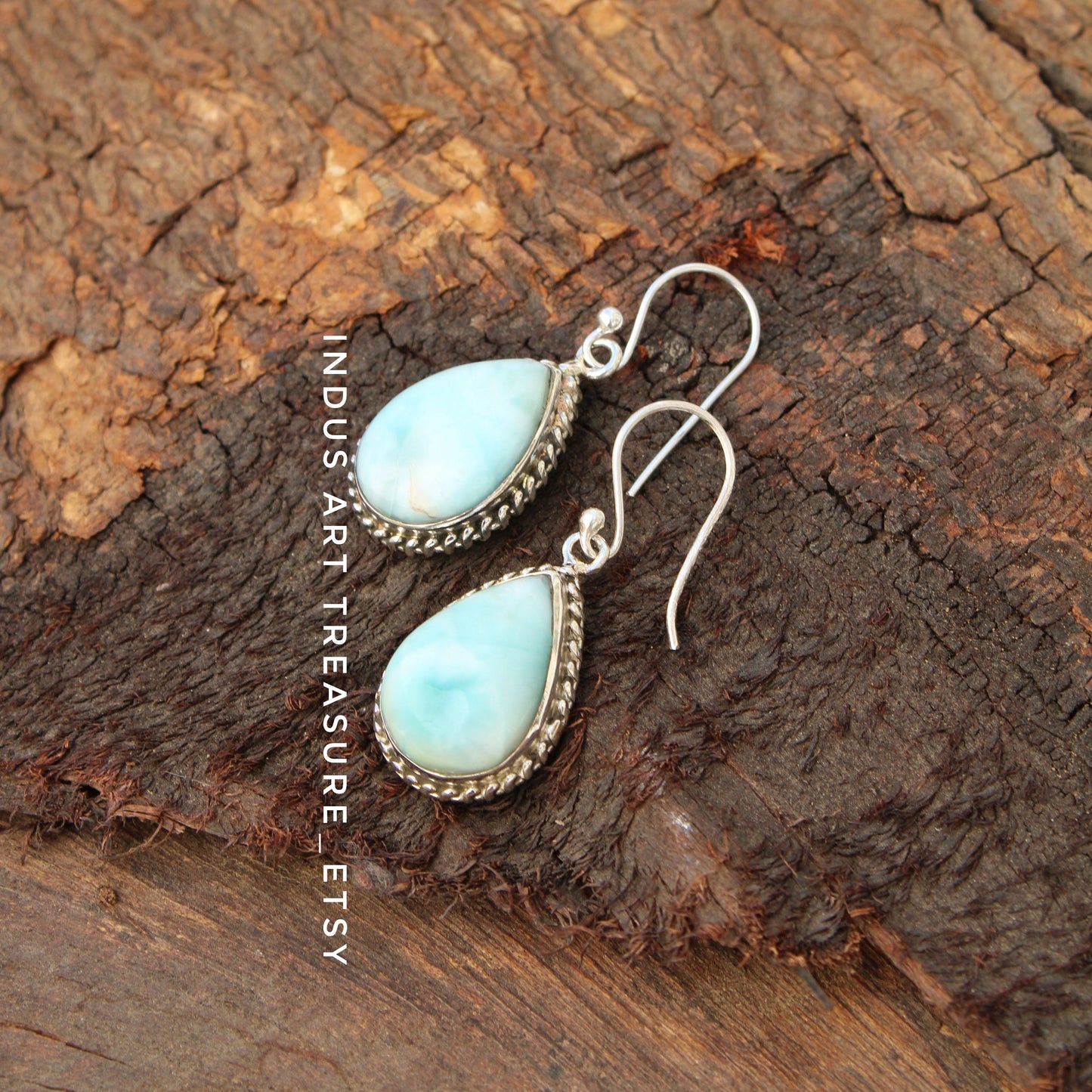 Larimar Drop Earrings