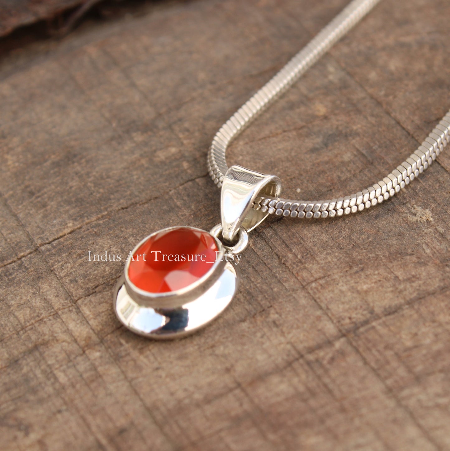 Carnelian Charm Pendant