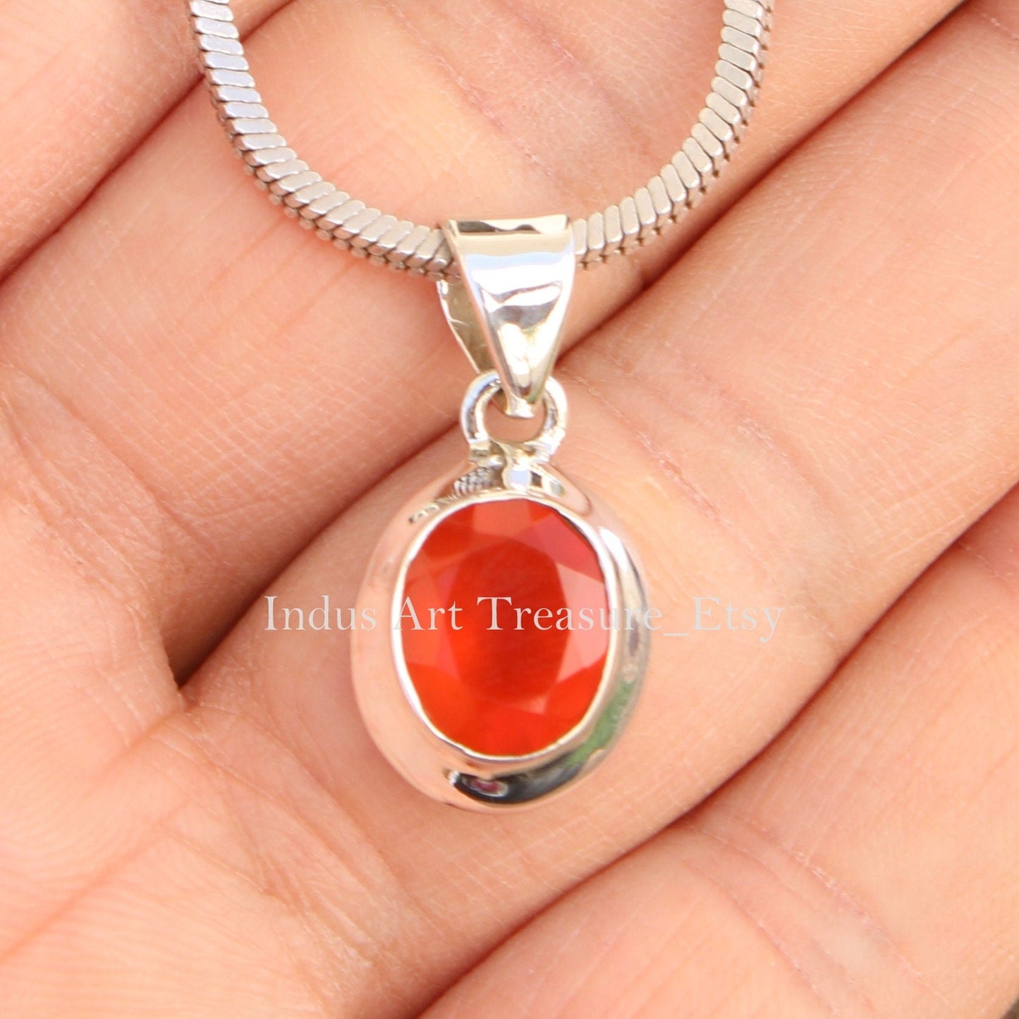 Carnelian Charm Pendant