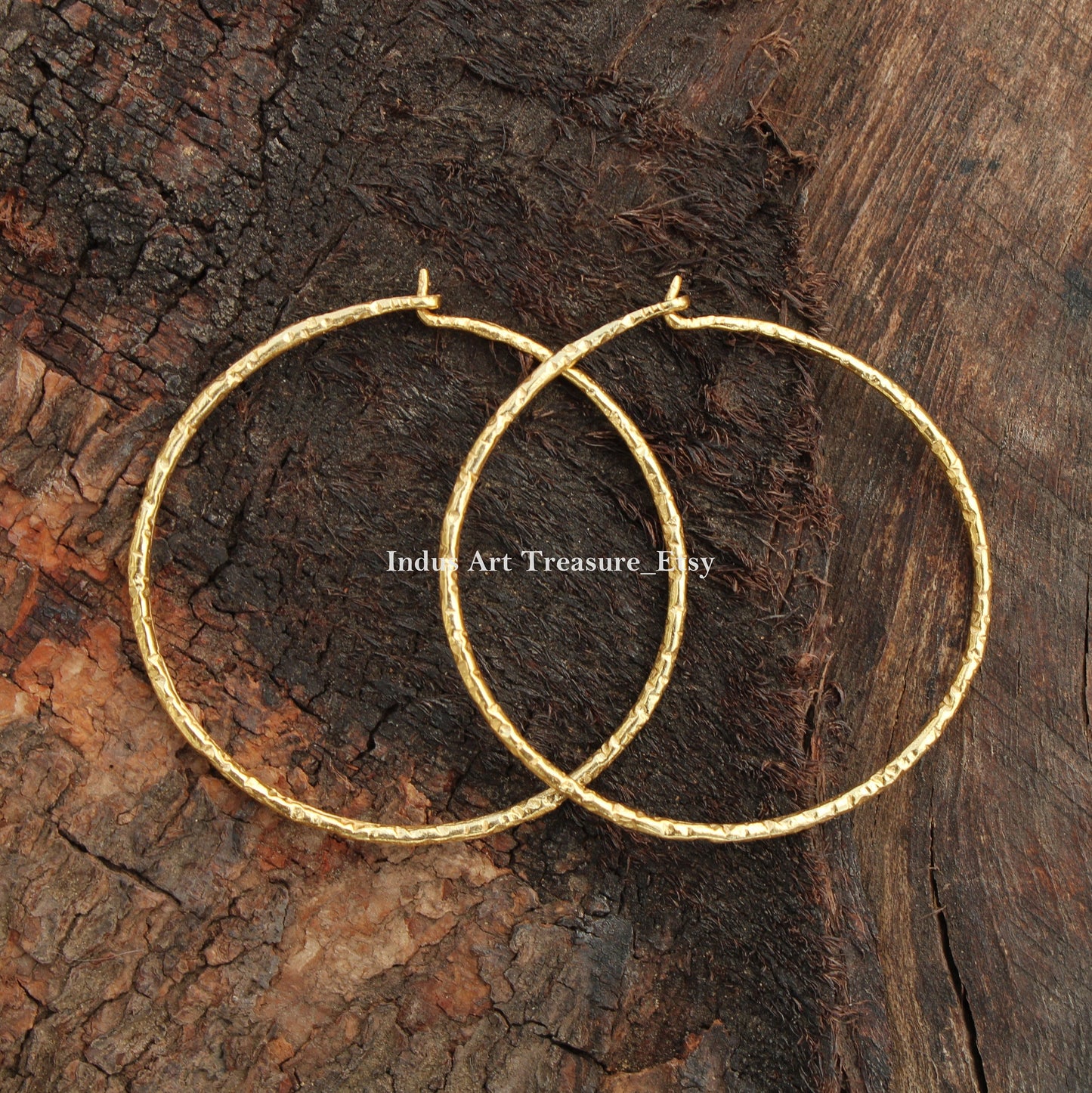 18k Gold Hoop Earrings, Golden Hoops, Chunky Gold Hoops for Women, Gift Jewelry, Big Hoops, Modern, Statement, Dainty Hoop Earrings