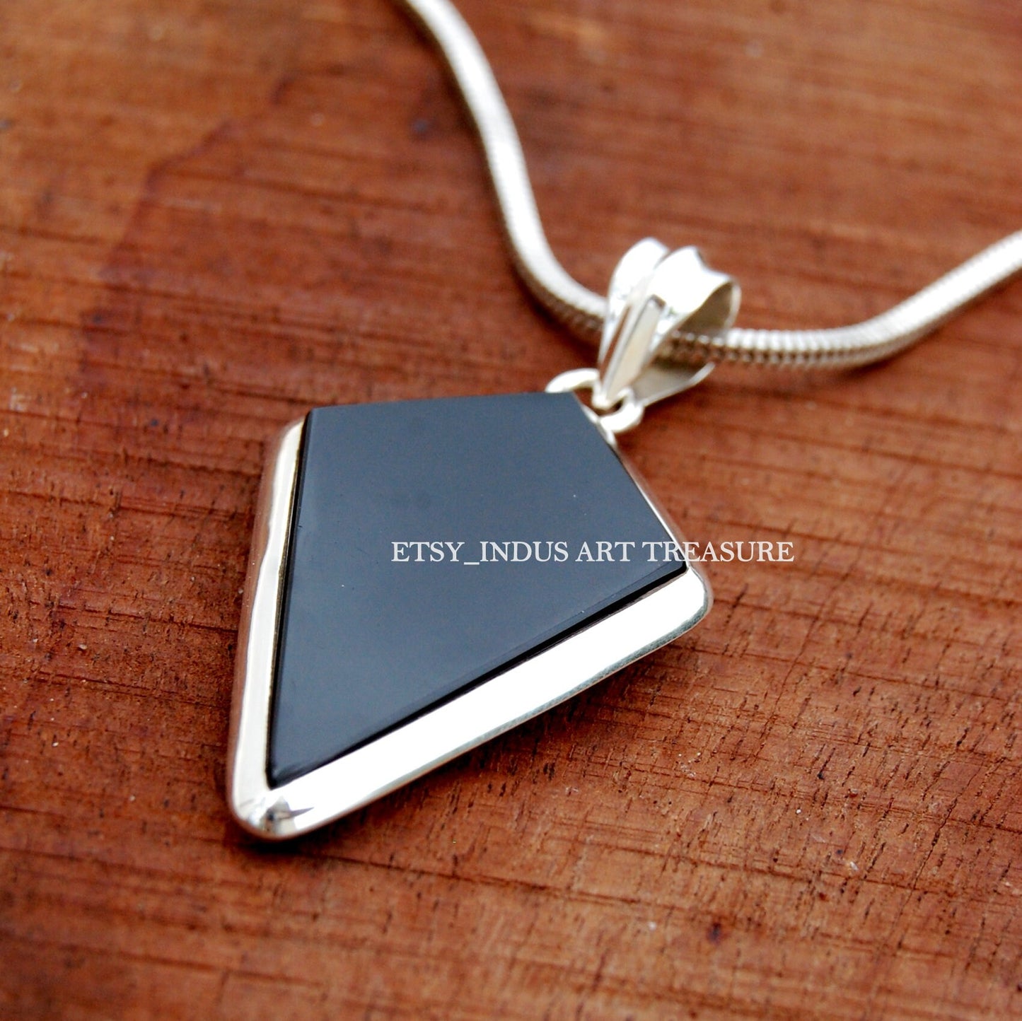 Black Onyx Kite Pendant
