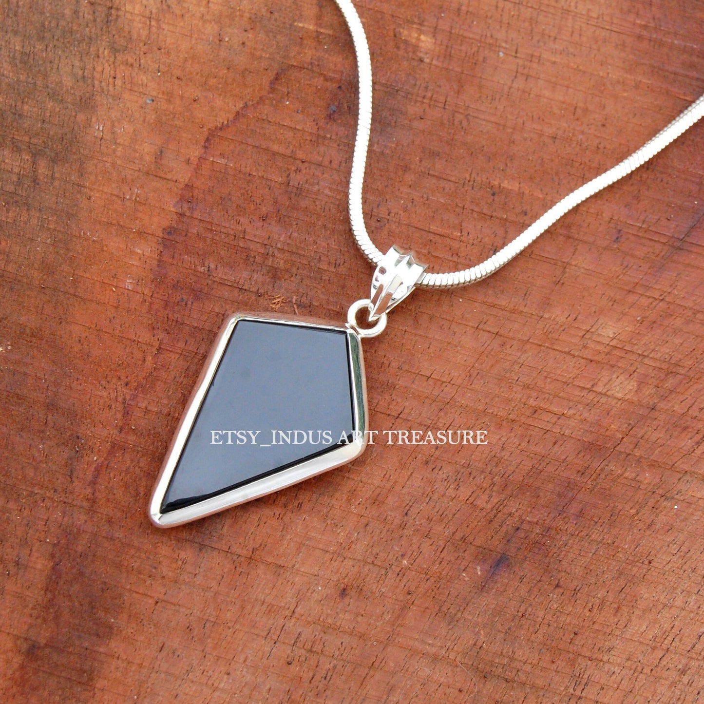 Black Onyx Kite Pendant