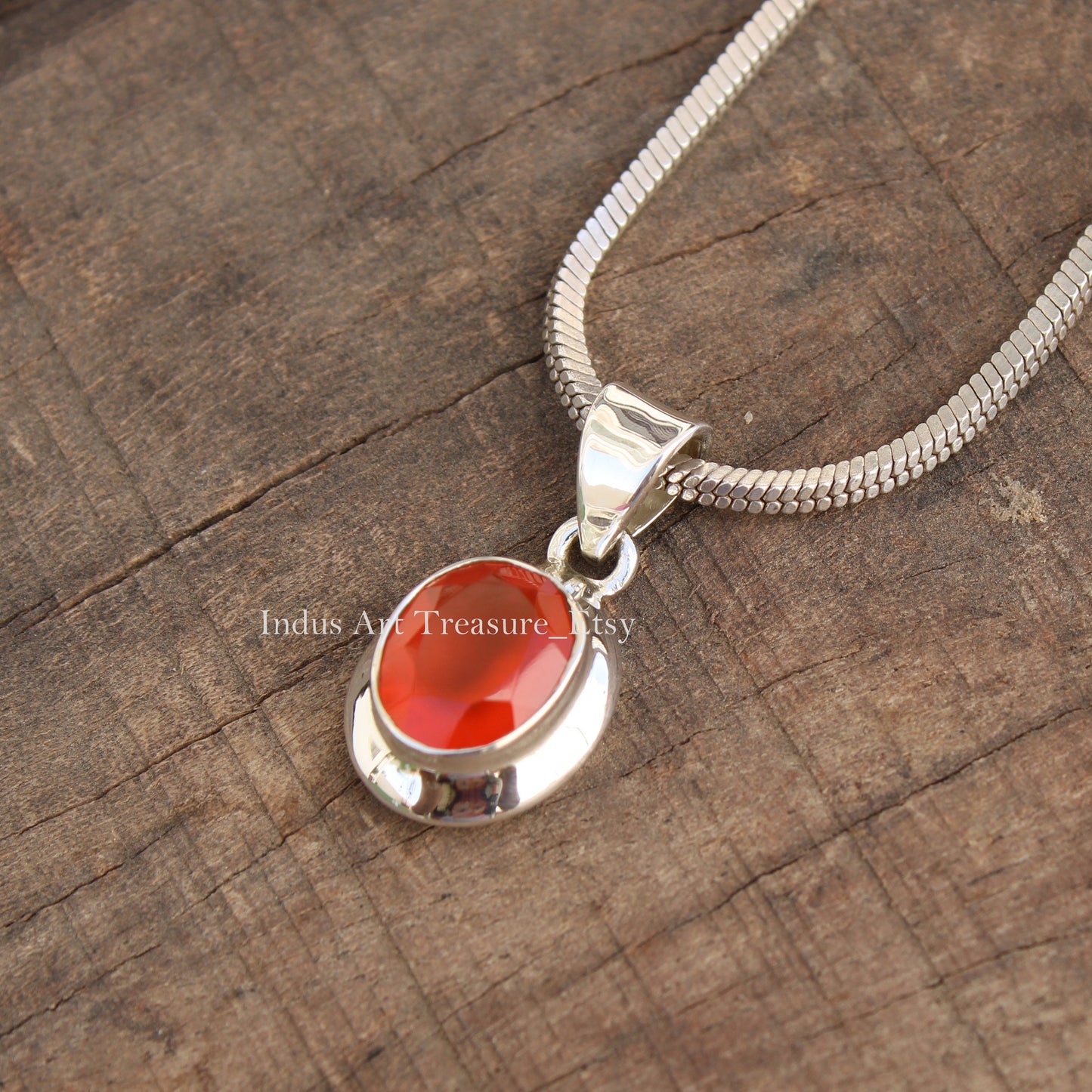 Carnelian Charm Pendant