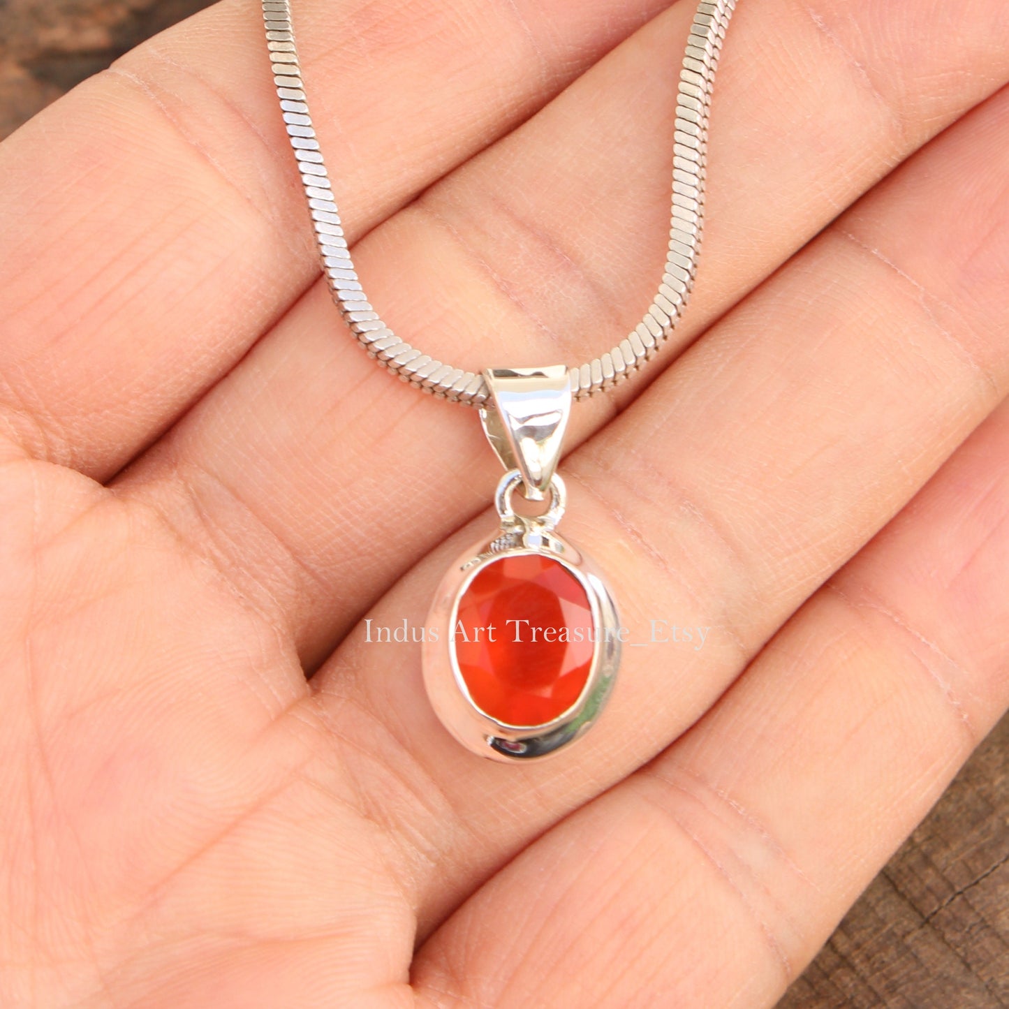 Carnelian Charm Pendant