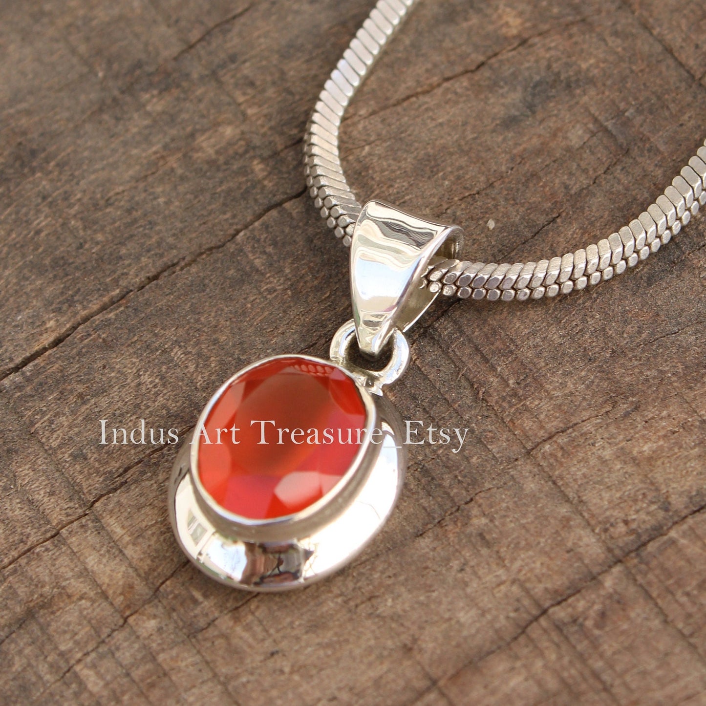 Carnelian Charm Pendant